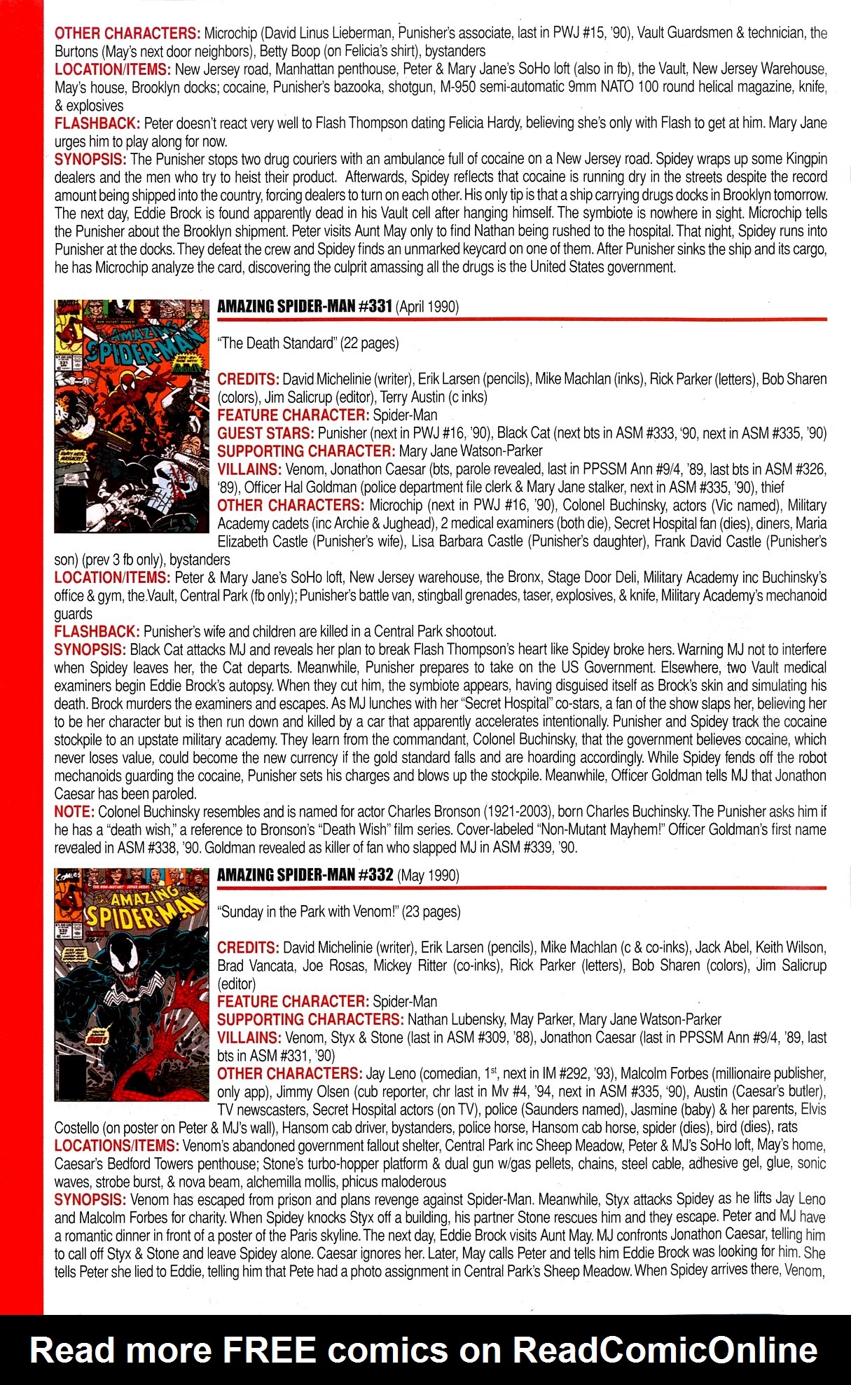 Read online Official Index to the Marvel Universe comic -  Issue #8 - 4