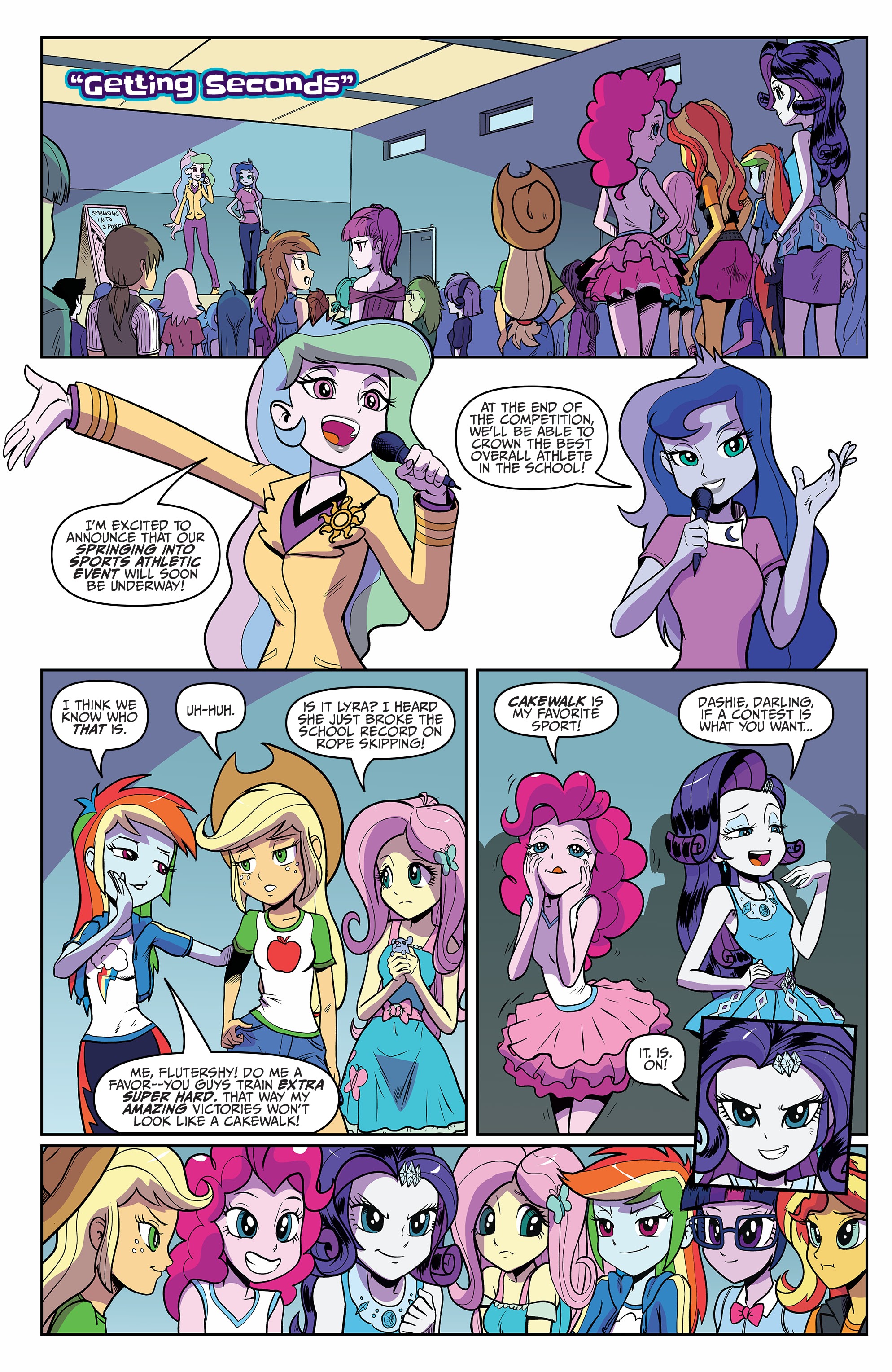 Read online My Little Pony Equestria Girls: Canterlot High: March Radness comic -  Issue # Full - 24
