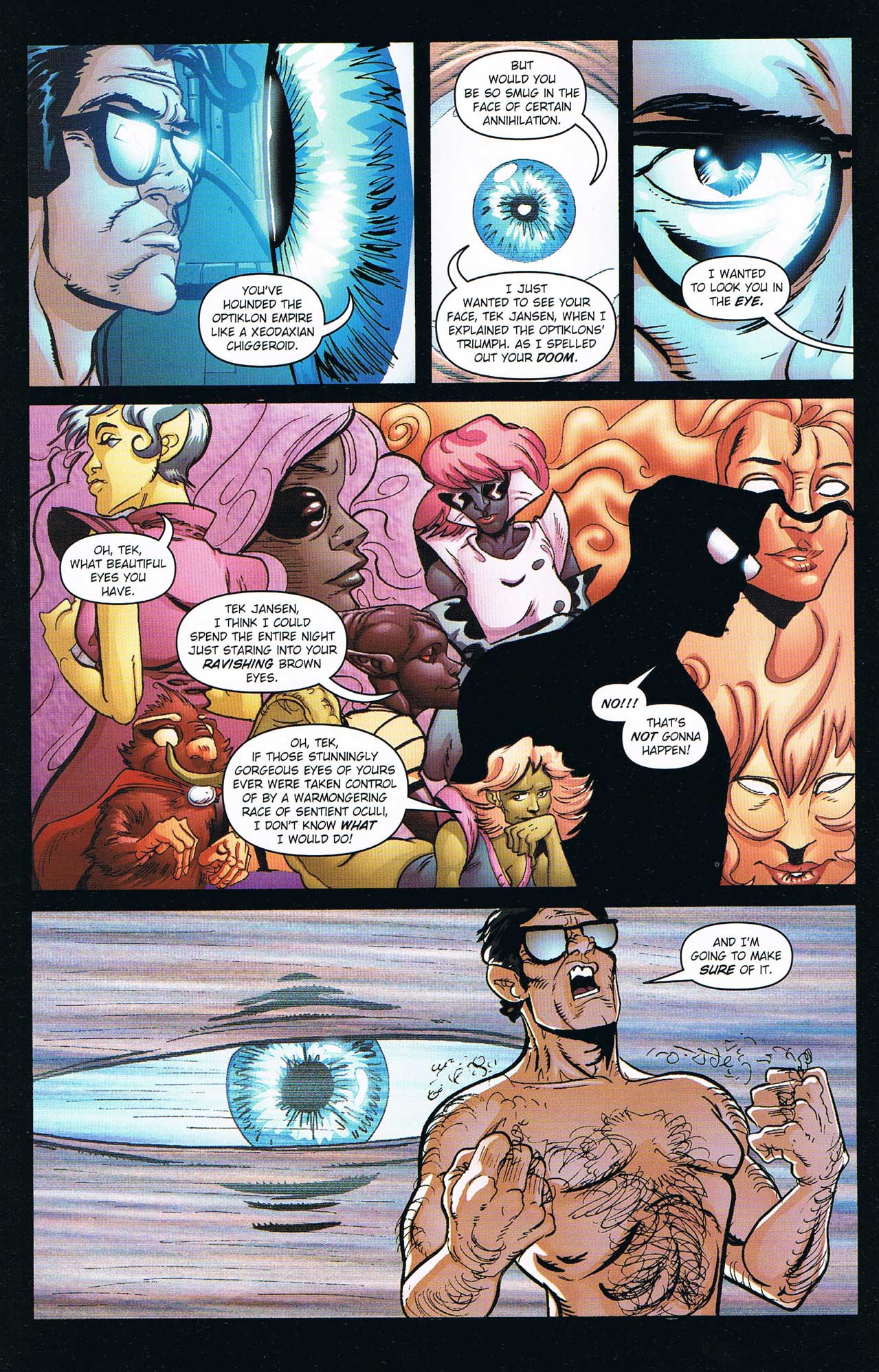 Read online Stephen Colbert's Tek Jansen comic -  Issue #5 - 20