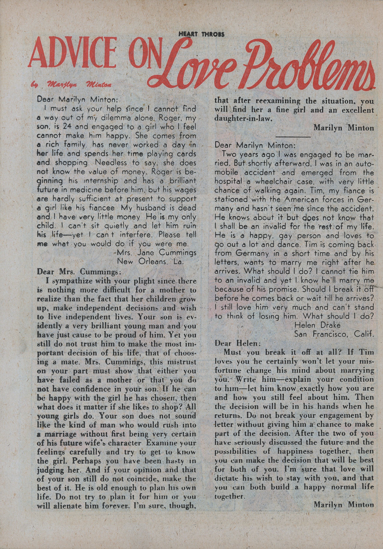 Read online Heart Throbs comic -  Issue #2 - 26