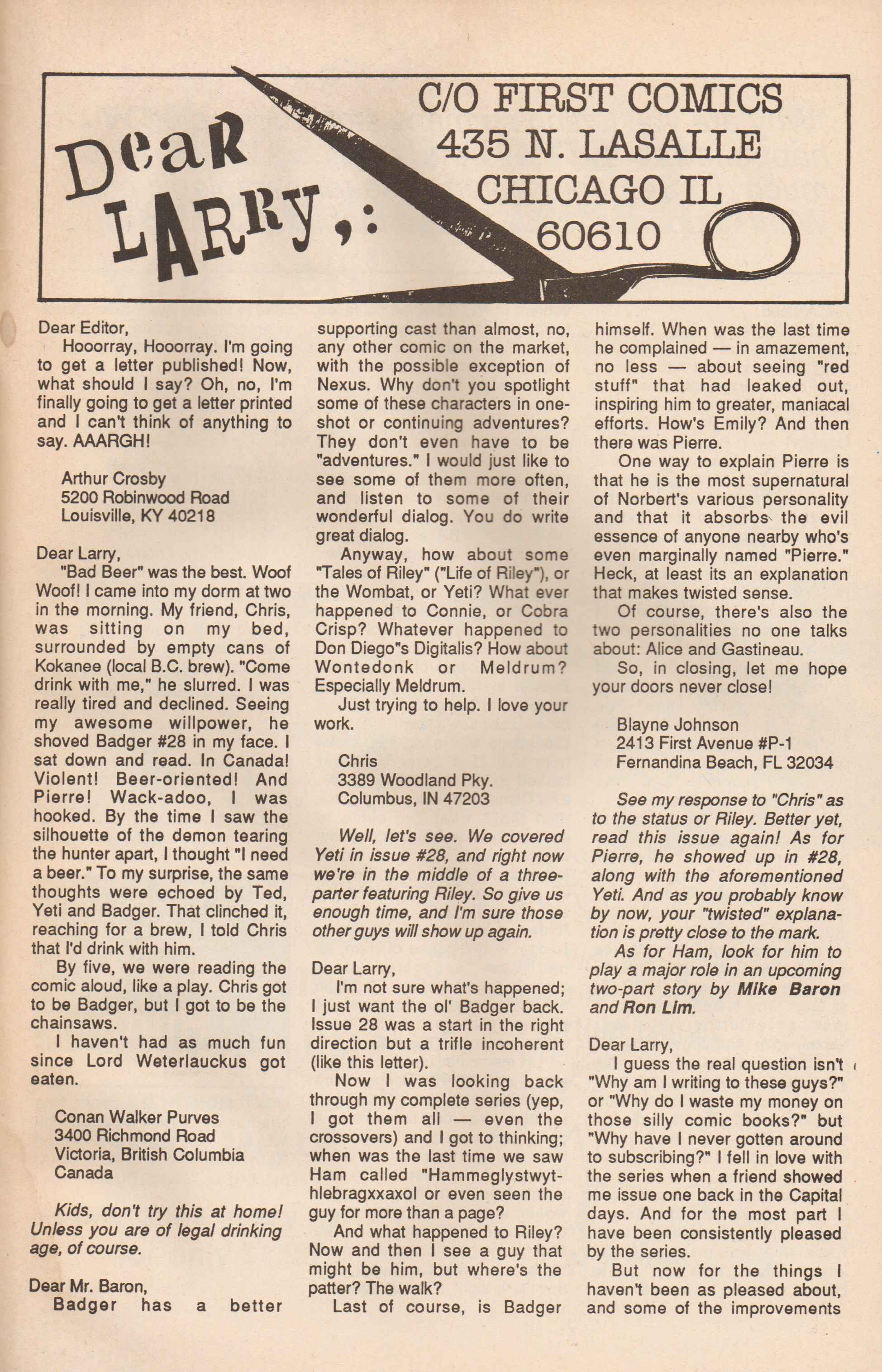 Read online The Badger comic -  Issue #31 - 33