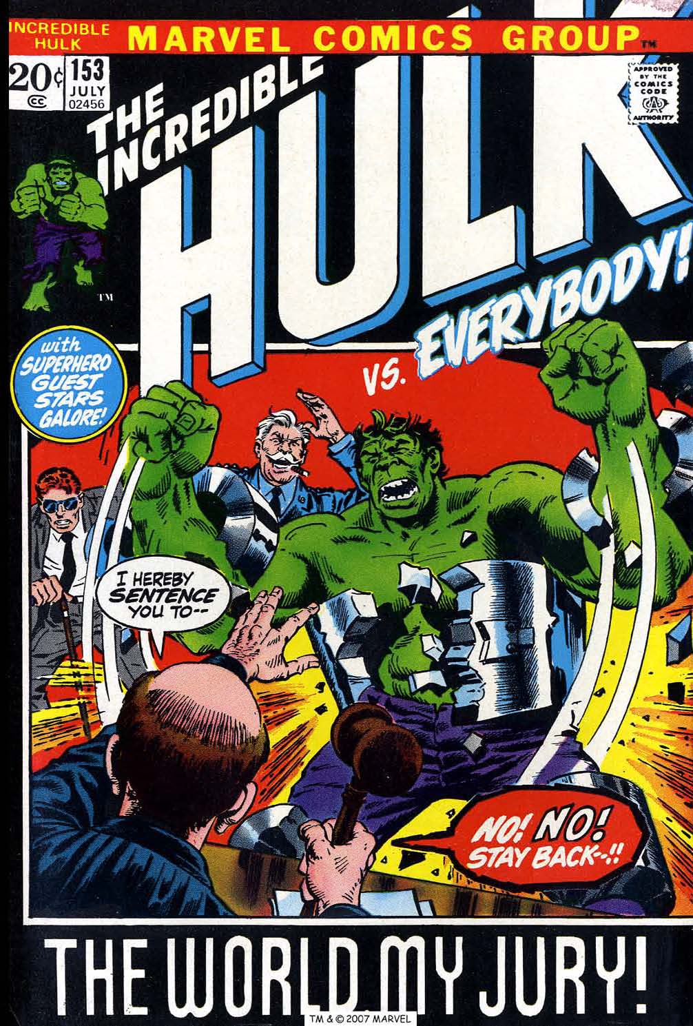 Read online The Incredible Hulk (1968) comic -  Issue #153 - 1
