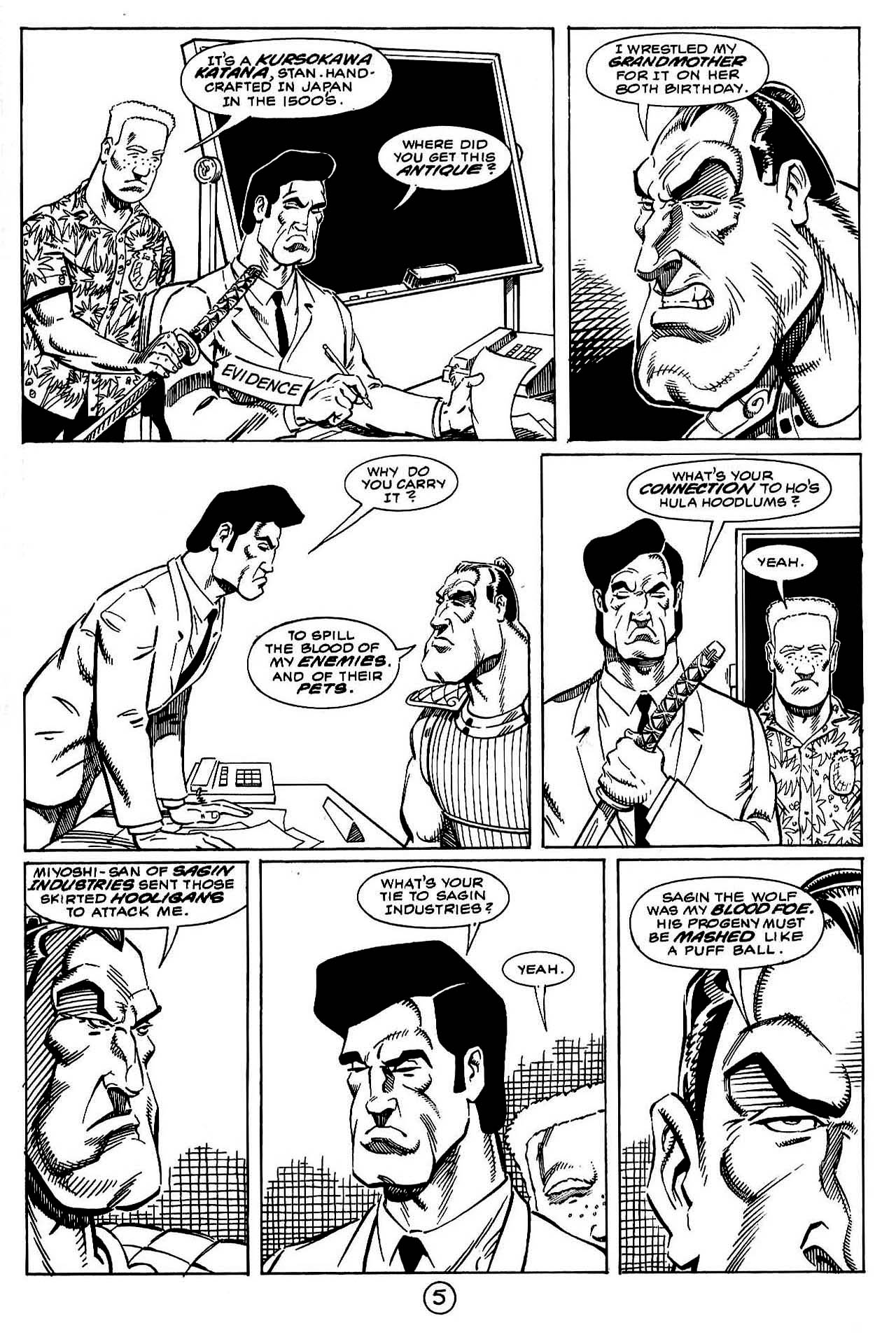 Read online Paul the Samurai (1992) comic -  Issue #6 - 6