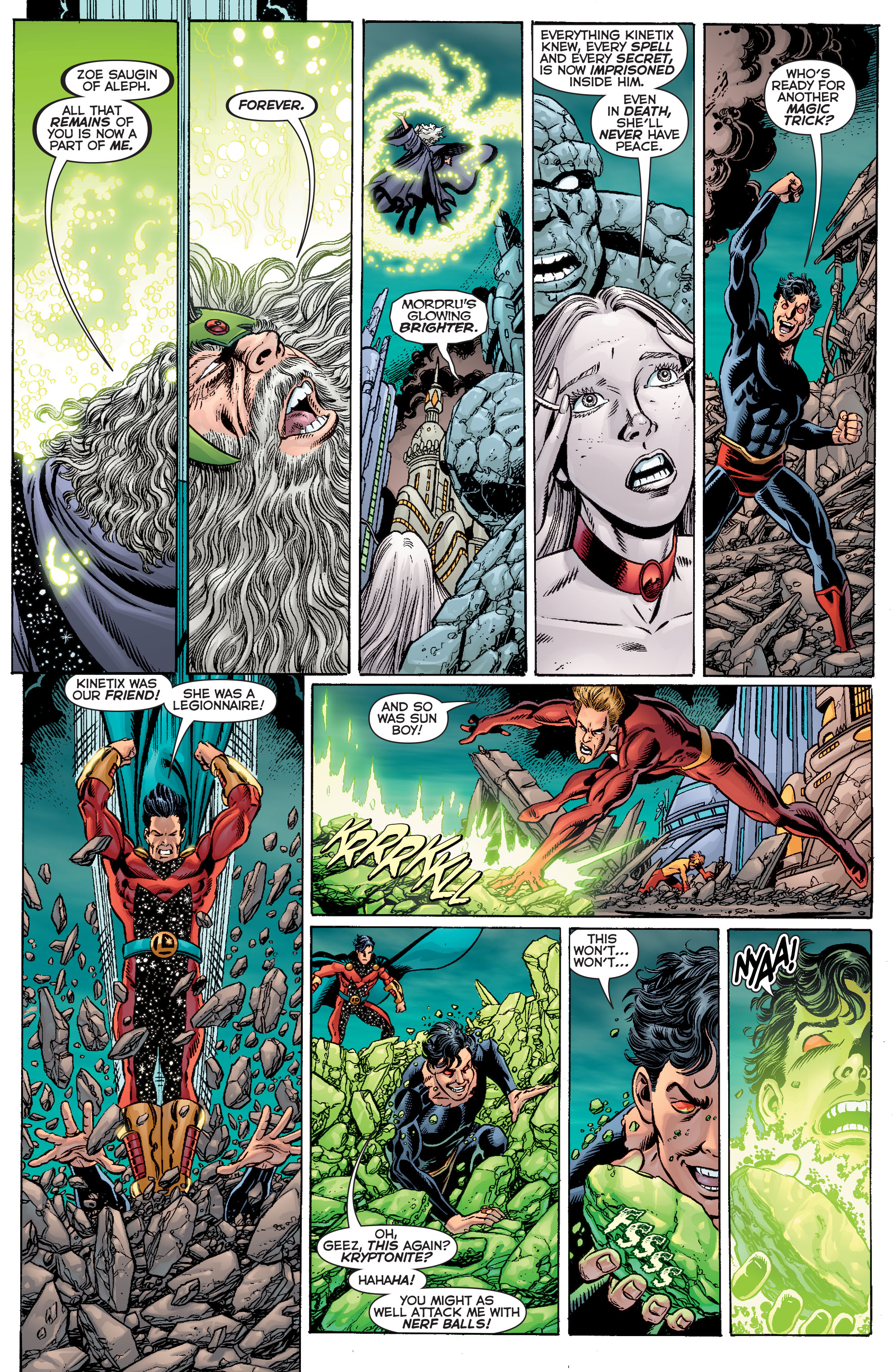 Read online Final Crisis: Legion of Three Worlds comic -  Issue #4 - 16