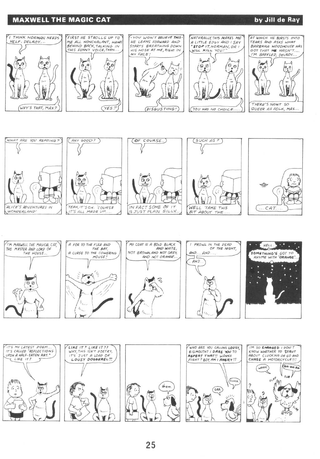 Read online Alan Moore's Maxwell the Magic Cat comic -  Issue #1 - 24