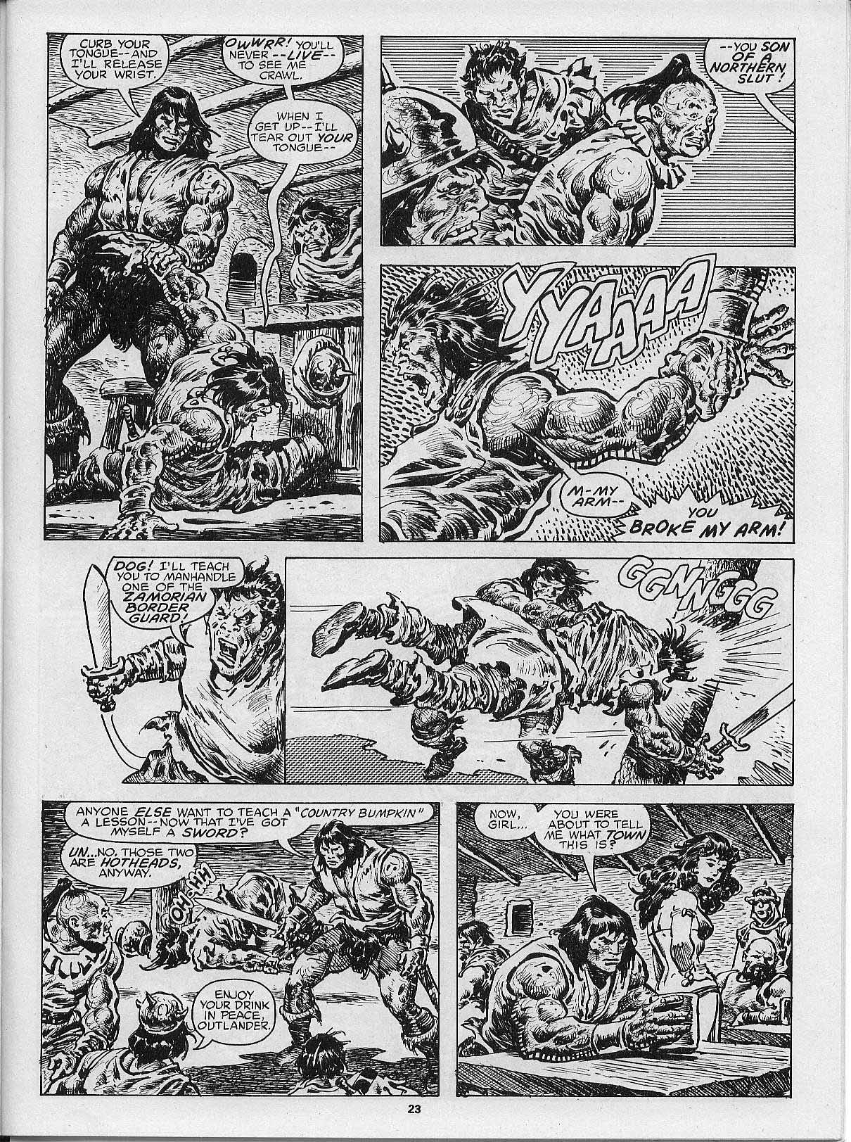Read online The Savage Sword Of Conan comic -  Issue #200 - 25