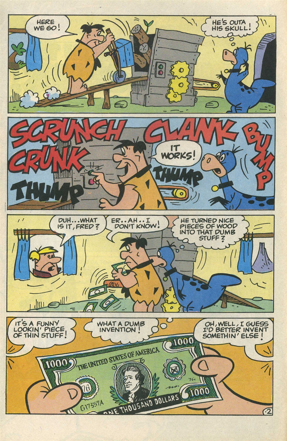 Read online The Flintstones (1992) comic -  Issue #2 - 4
