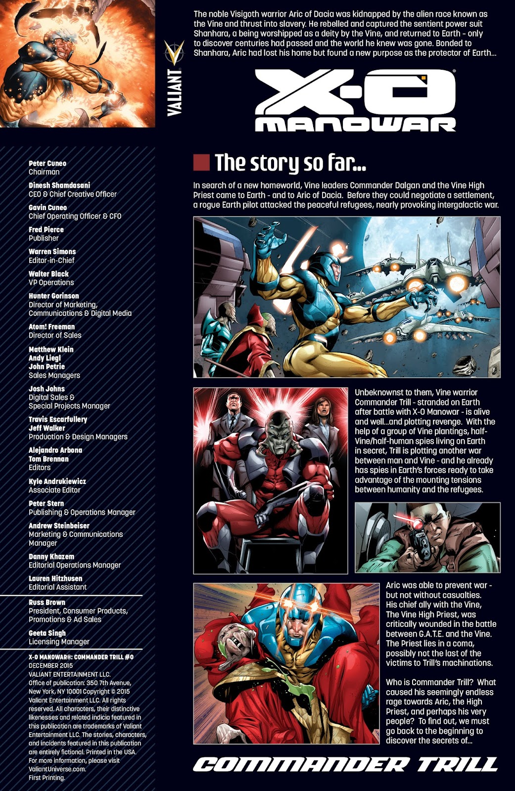 X-O Manowar: Commander Trill issue Full - Page 2