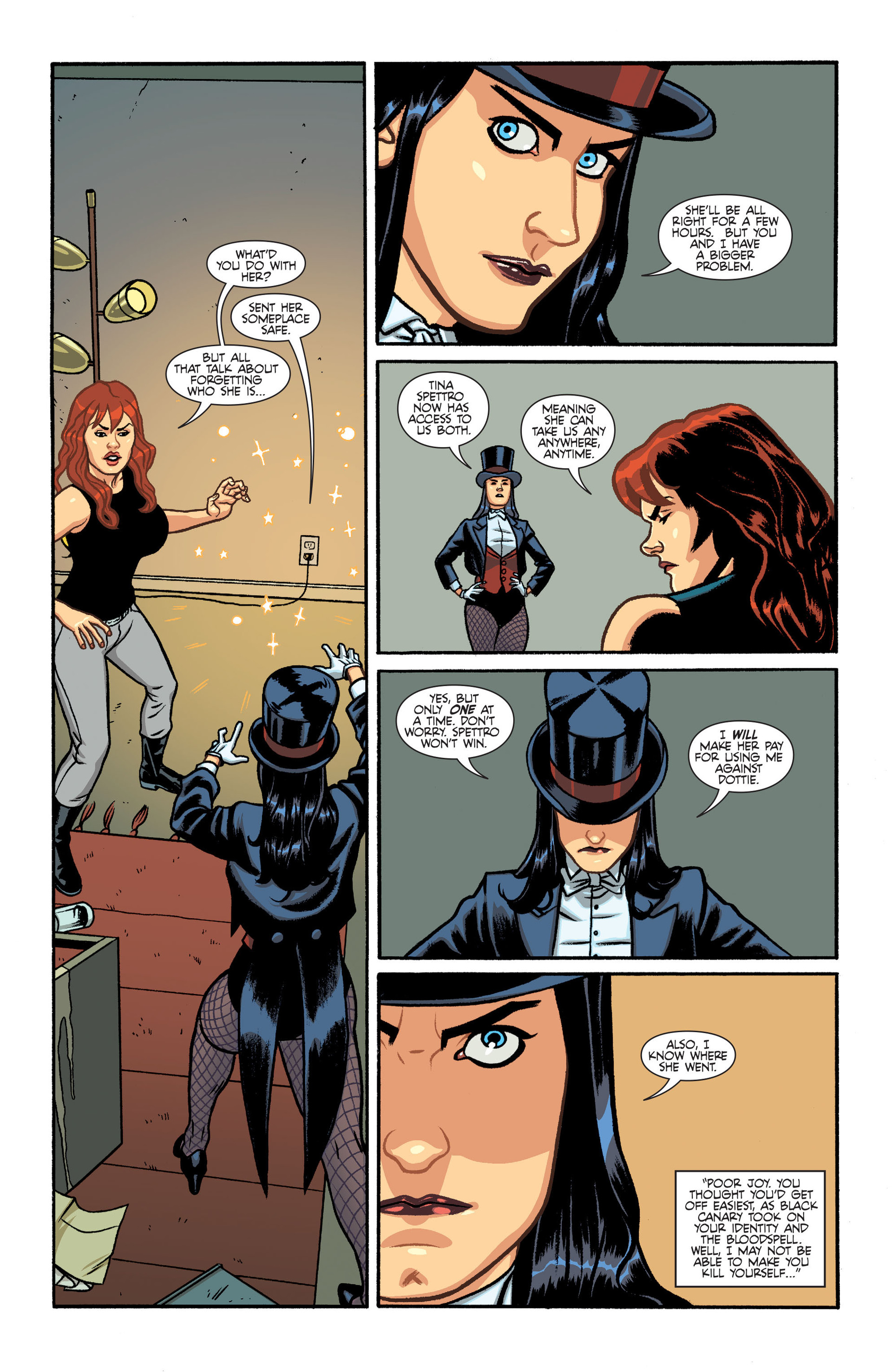 Read online Black Canary and Zatanna: Bloodspell comic -  Issue # Full - 82