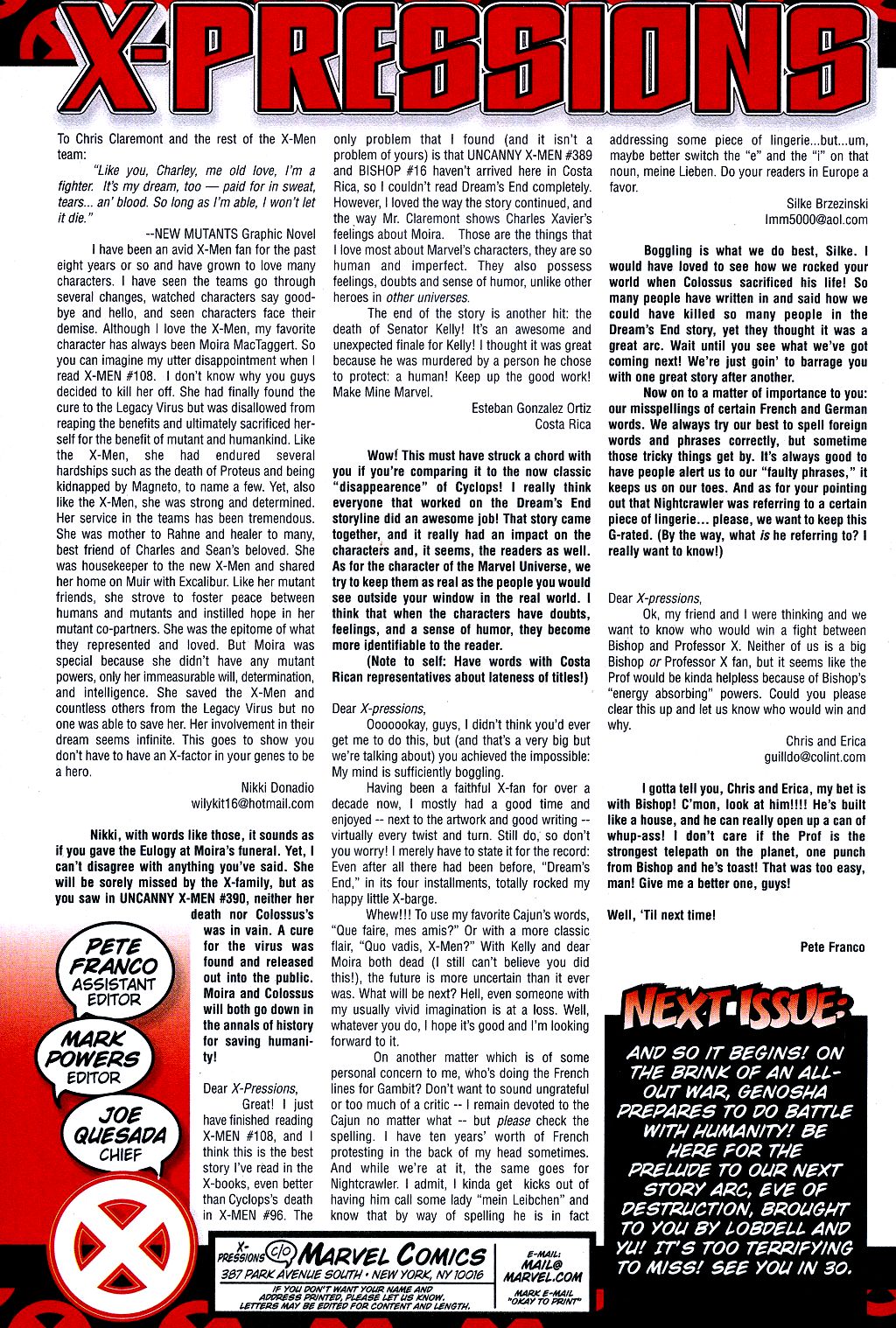 Read online X-Men (1991) comic -  Issue #110 - 22