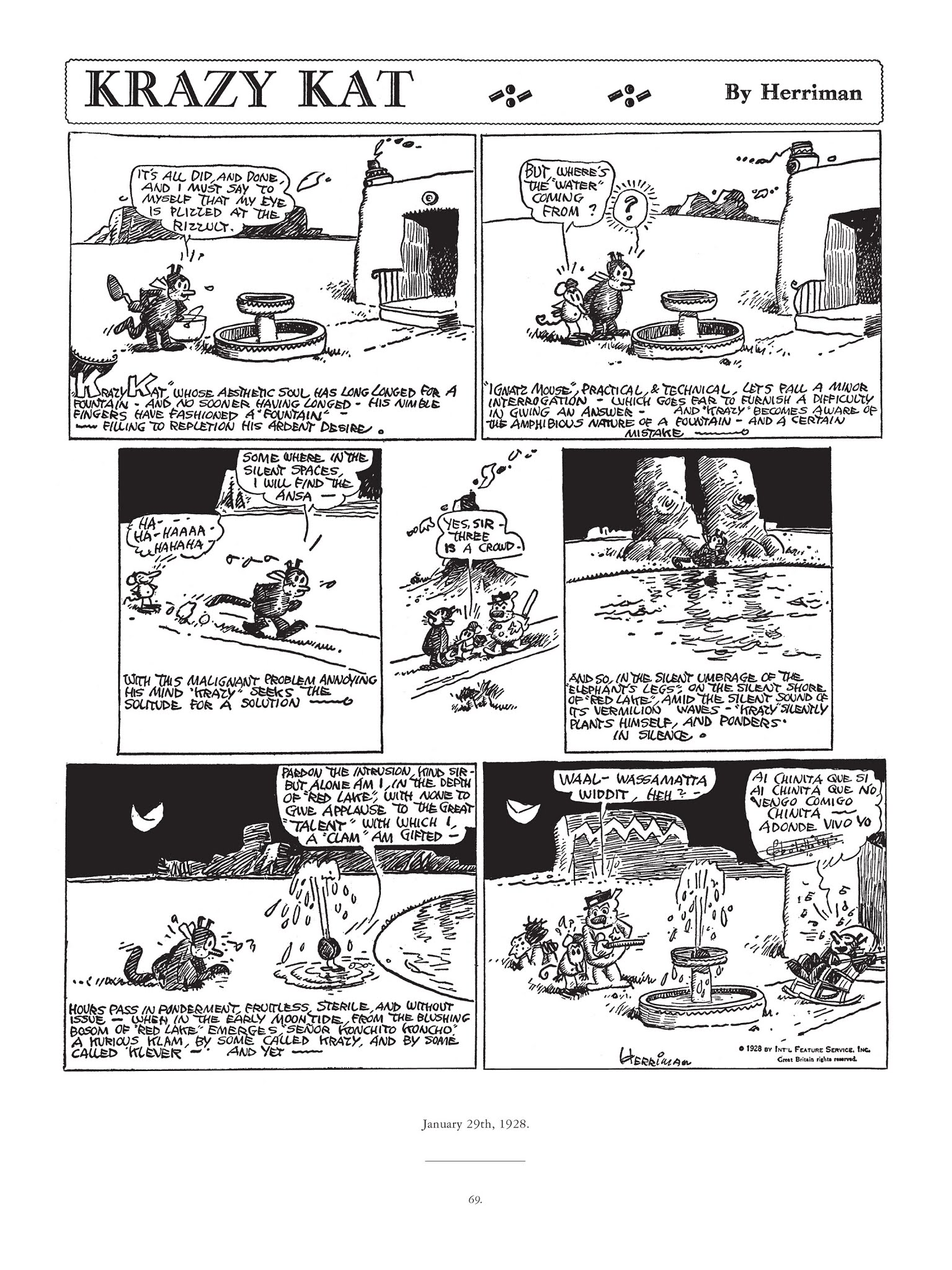 Read online Krazy & Ignatz comic -  Issue # TPB 5 - 69