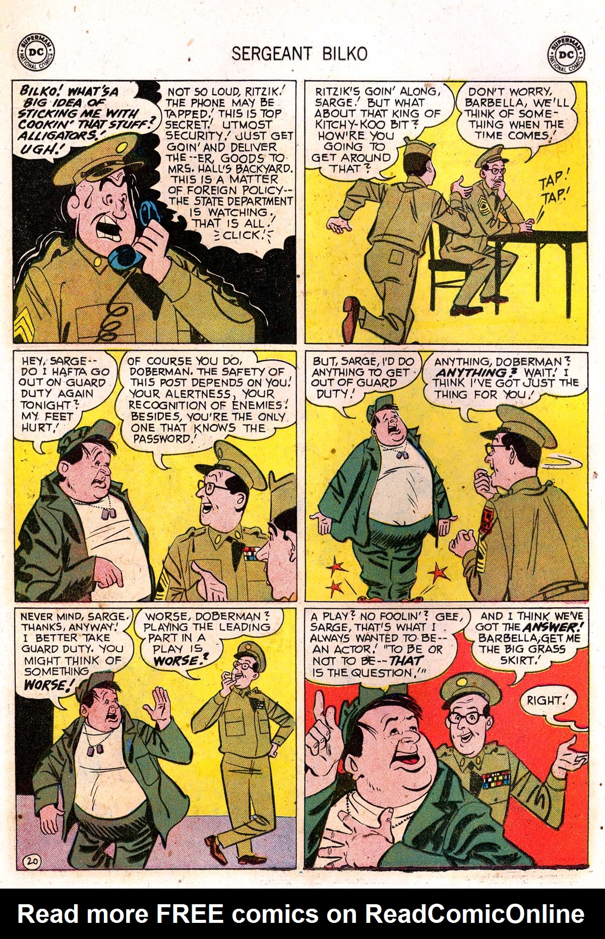 Read online Sergeant Bilko comic -  Issue #7 - 22