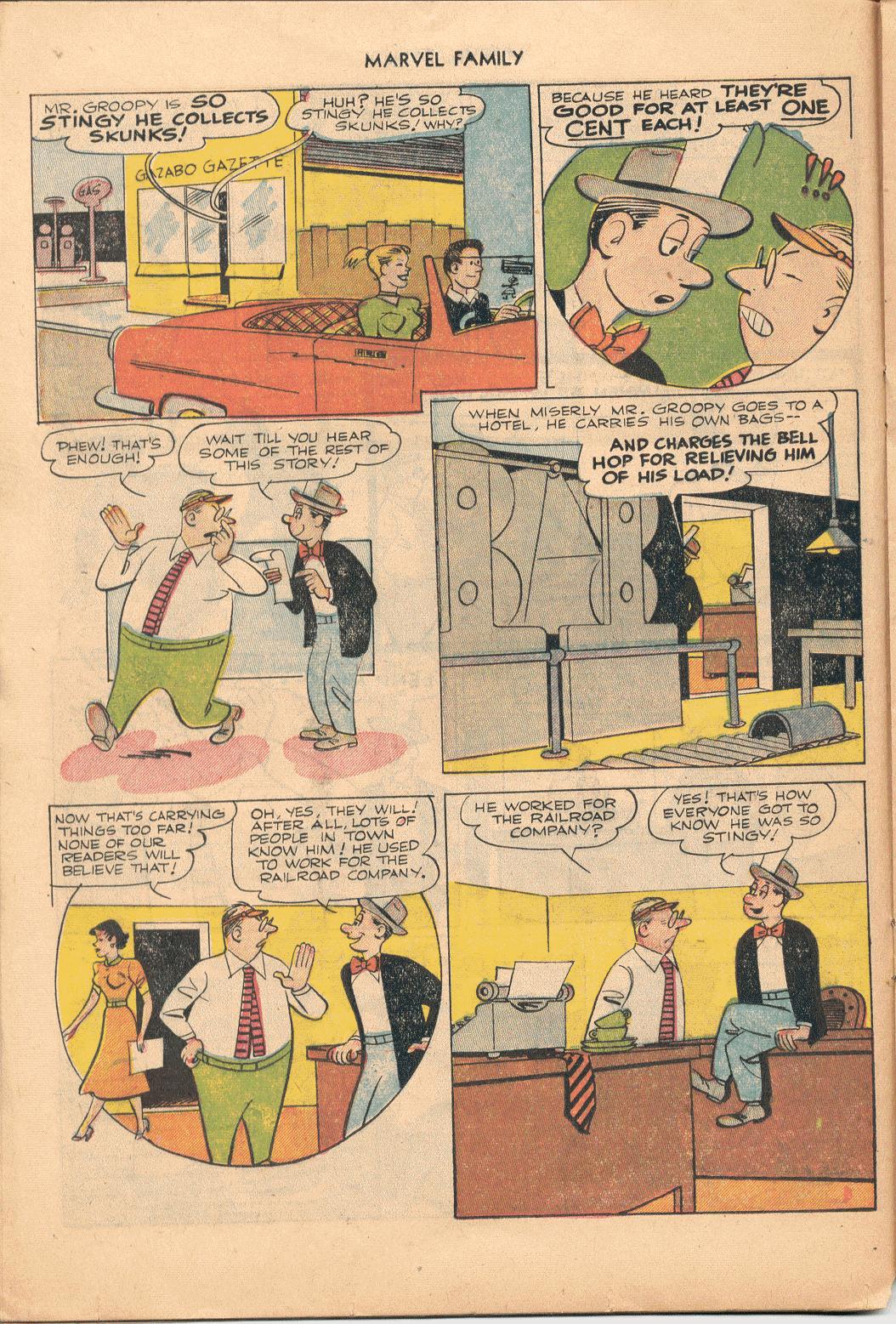 Read online The Marvel Family comic -  Issue #77 - 16