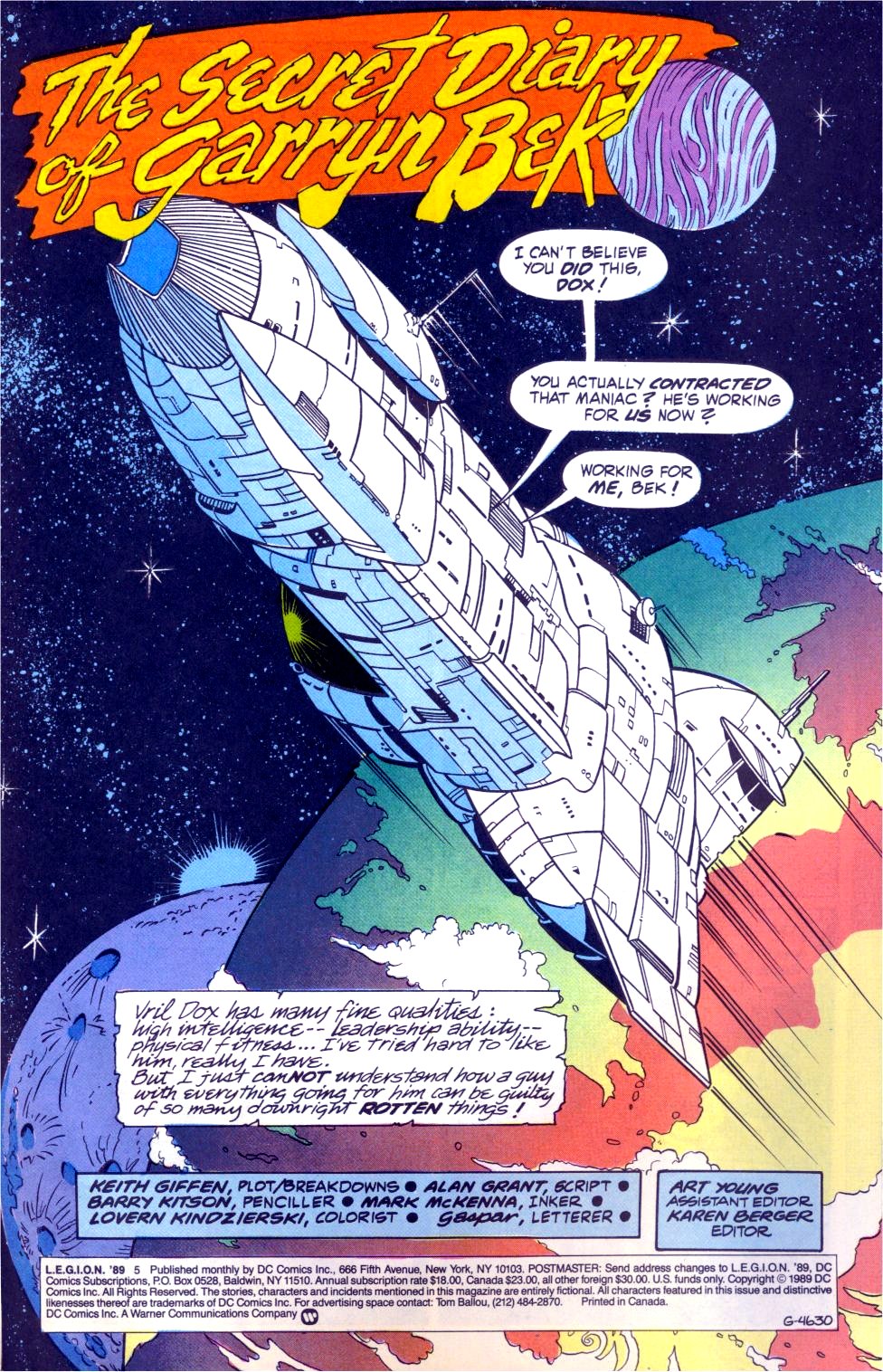 Read online L.E.G.I.O.N. comic -  Issue #5 - 2