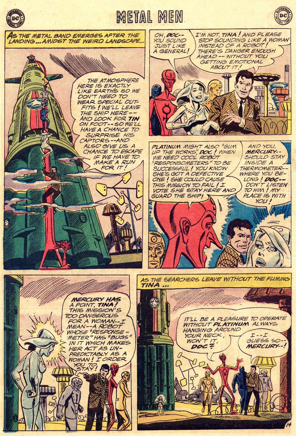 Read online Metal Men (1963) comic -  Issue #4 - 18
