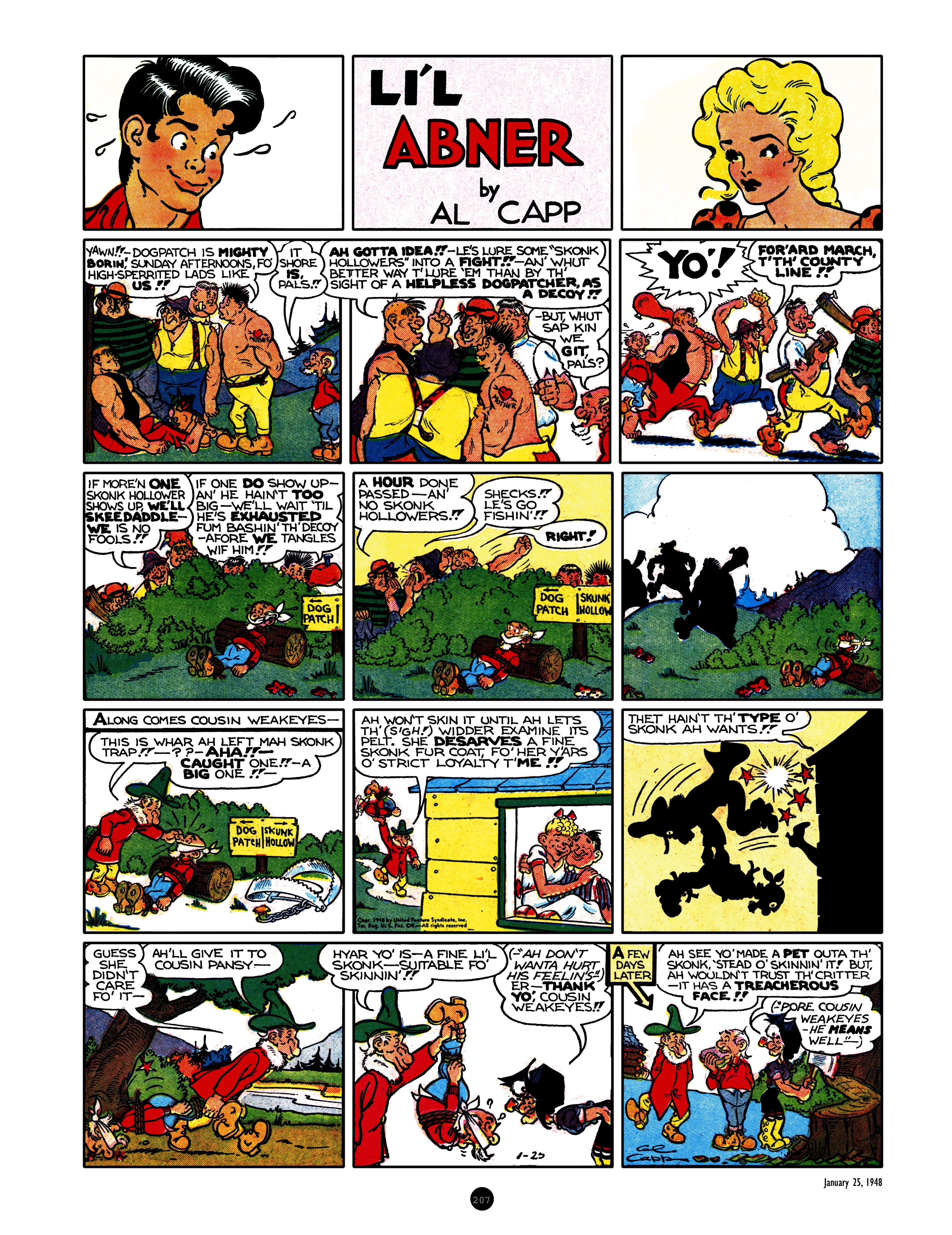 Read online Al Capp's Li'l Abner Complete Daily & Color Sunday Comics comic -  Issue # TPB 7 (Part 3) - 8