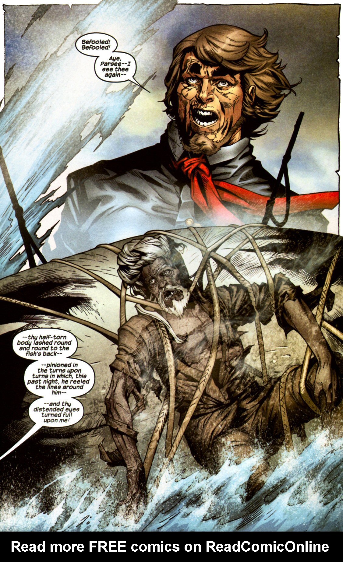 Read online Marvel Illustrated: Moby Dick comic -  Issue # TPB - 128