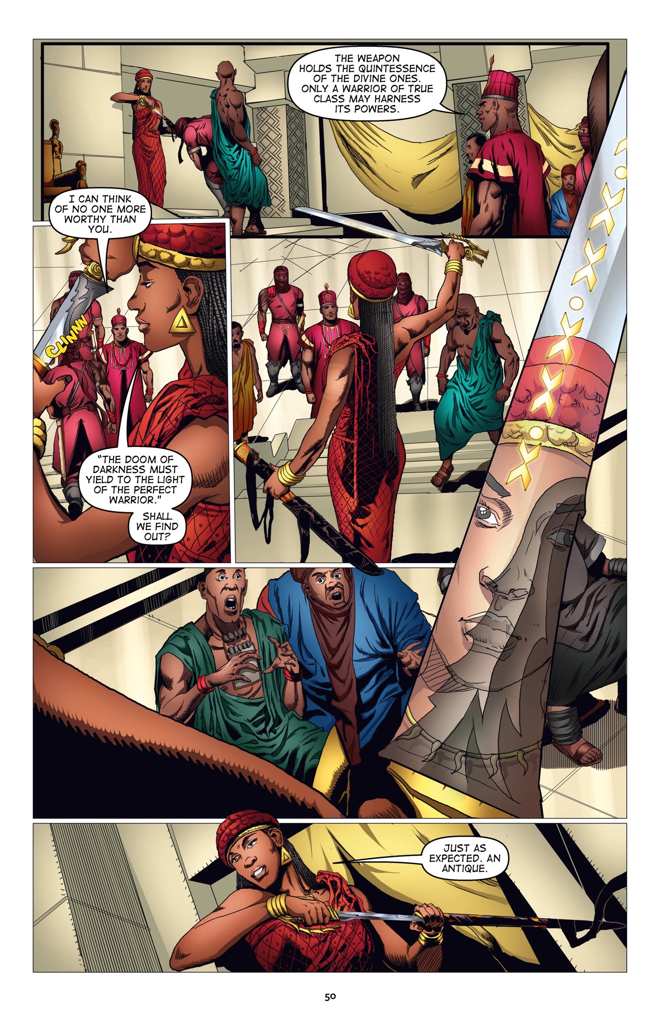 Read online Malika: Warrior Queen comic -  Issue # TPB 1 (Part 1) - 52