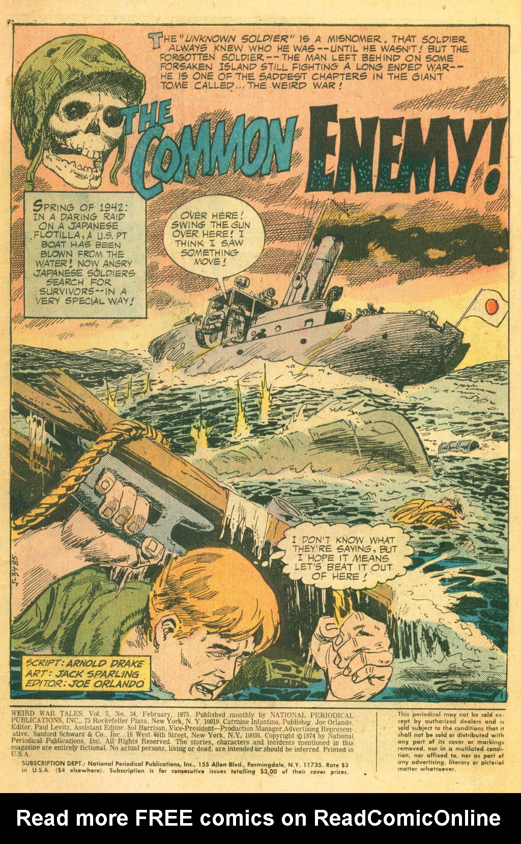 Read online Weird War Tales (1971) comic -  Issue #34 - 3