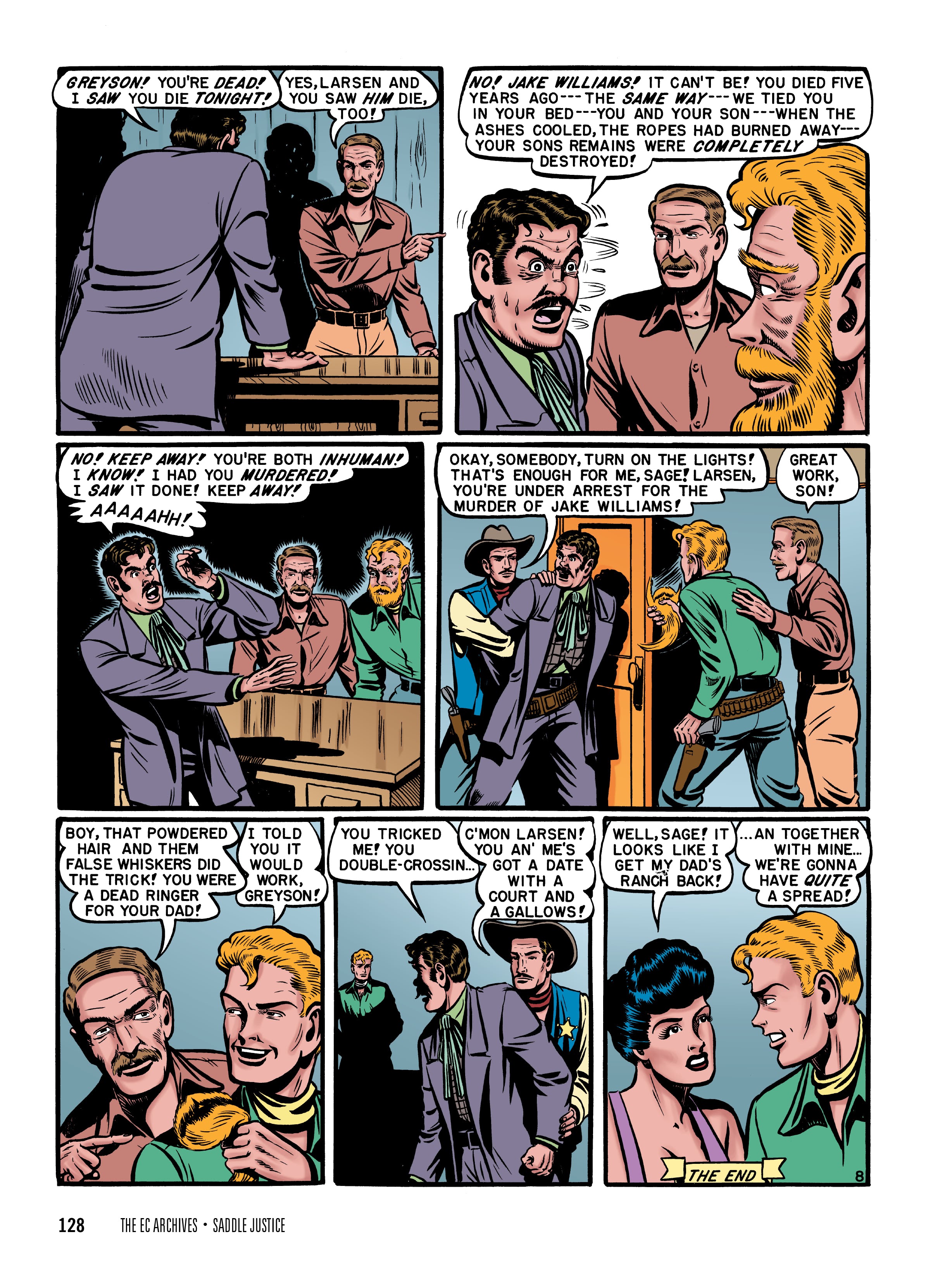 Read online The EC Archives: Saddle Justice comic -  Issue # TPB (Part 2) - 30