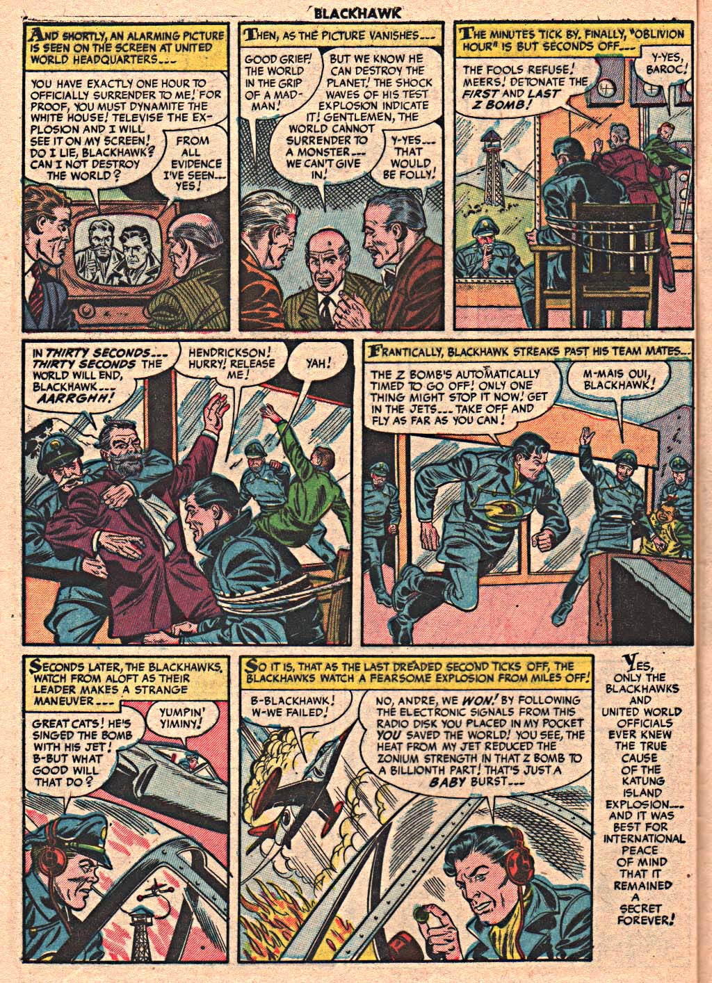 Read online Blackhawk (1957) comic -  Issue #75 - 32
