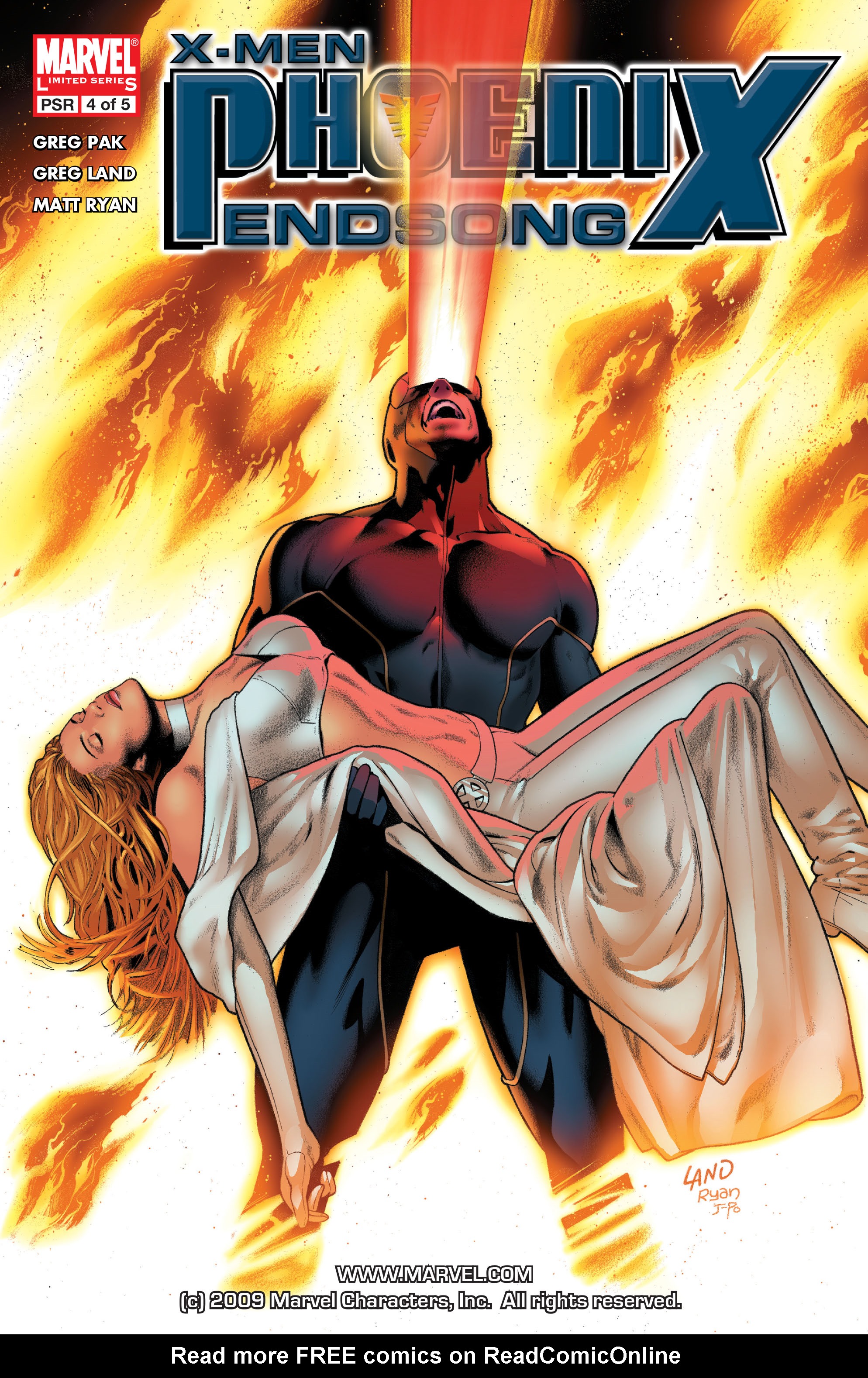 Read online X-Men: Phoenix - Endsong comic -  Issue #4 - 1