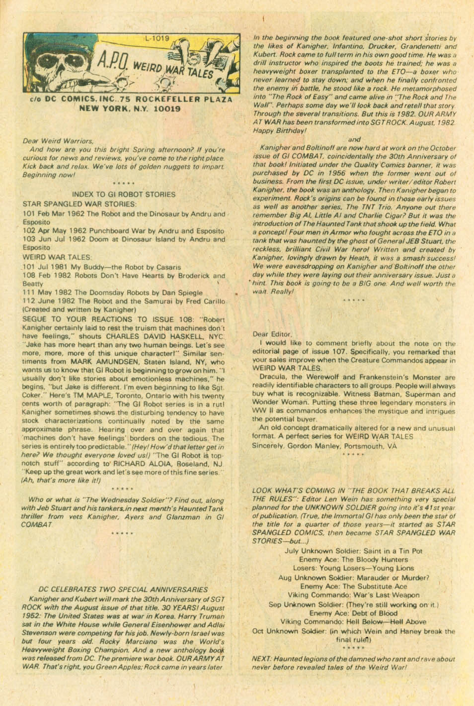 Read online Weird War Tales (1971) comic -  Issue #112 - 34