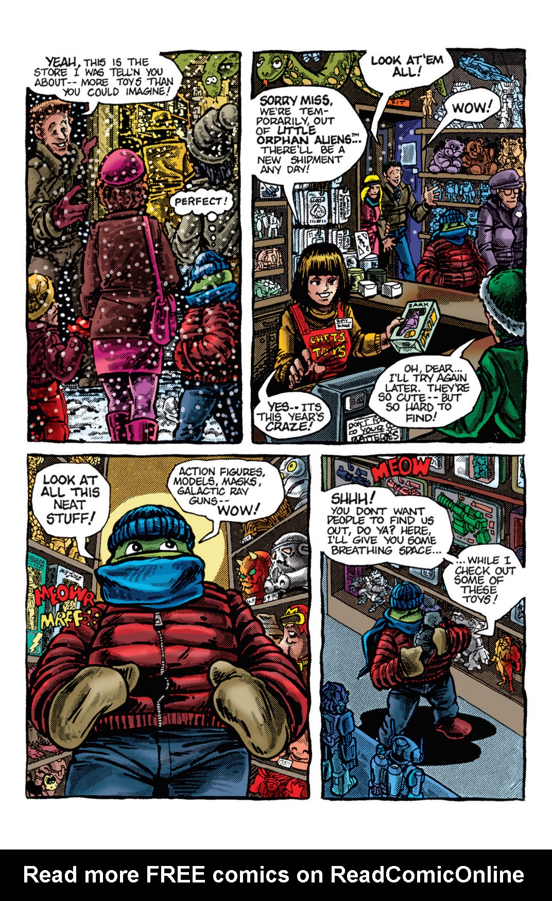 Read online Teenage Mutant Ninja Turtles Color Classics: Michaelangelo Micro-Series comic -  Issue # Full - 9