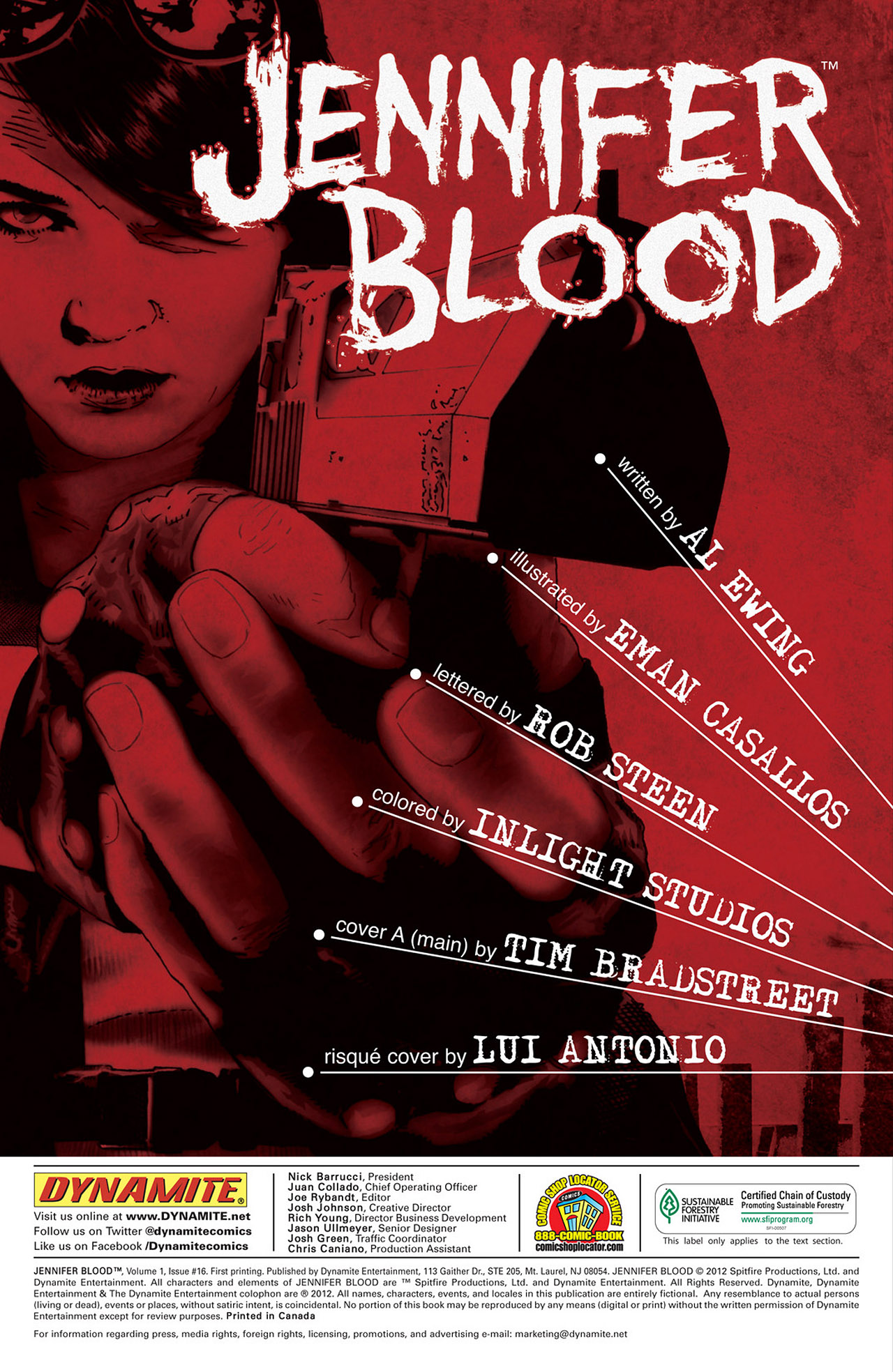 Read online Jennifer Blood comic -  Issue #16 - 2