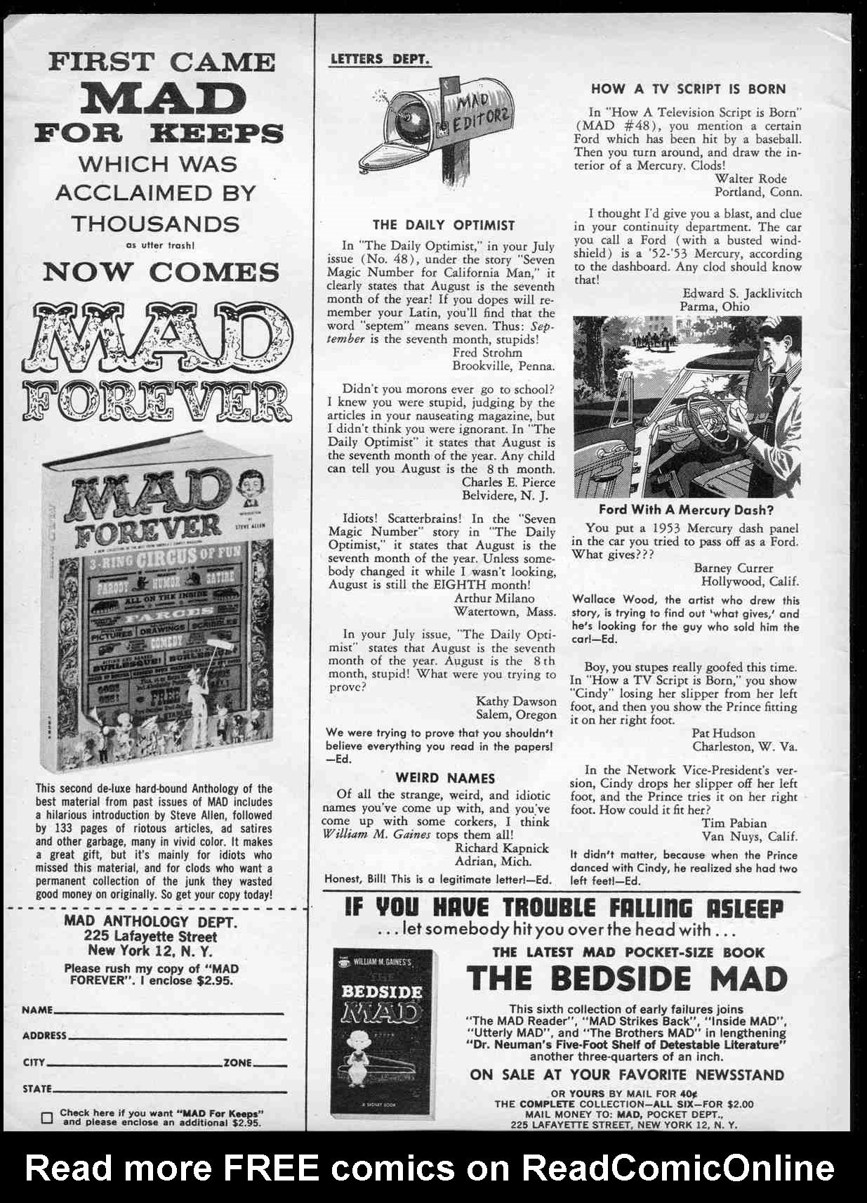 Read online MAD comic -  Issue #50 - 4