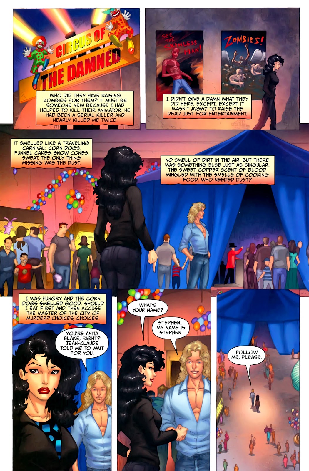 Anita Blake, Vampire Hunter: Circus of the Damned - The Charmer issue 2 - Page 8