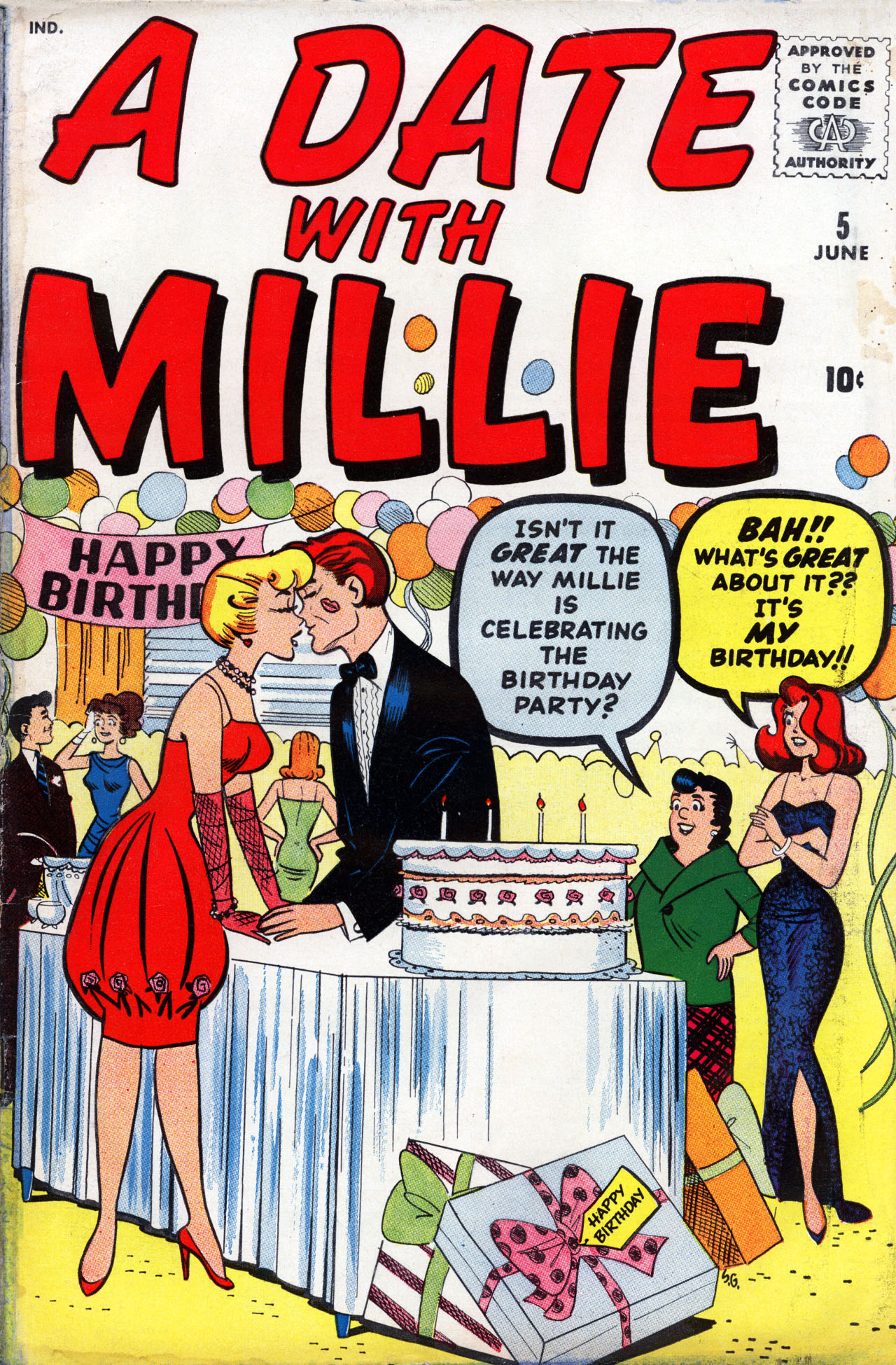 Read online A Date with Millie (1959) comic -  Issue #5 - 1