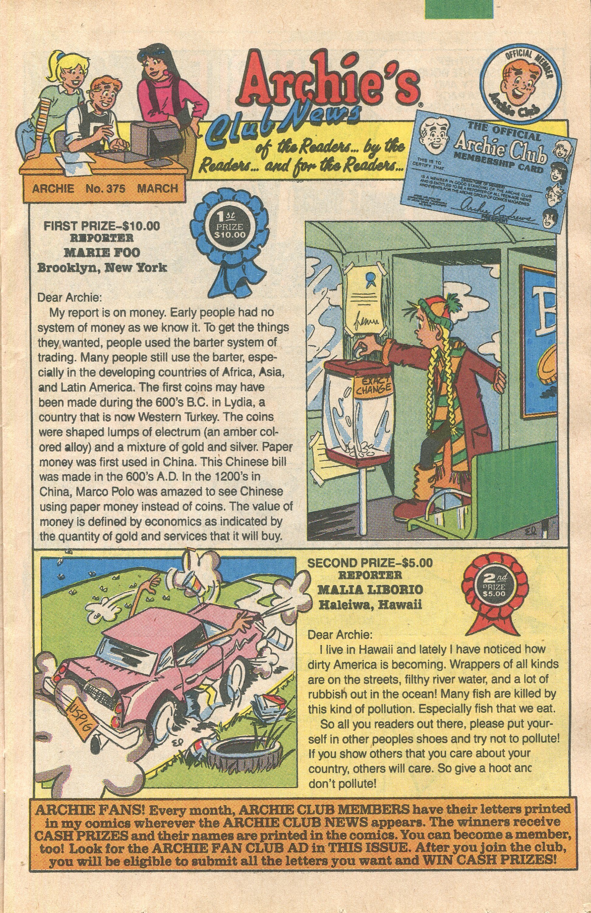 Read online Archie (1960) comic -  Issue #375 - 11