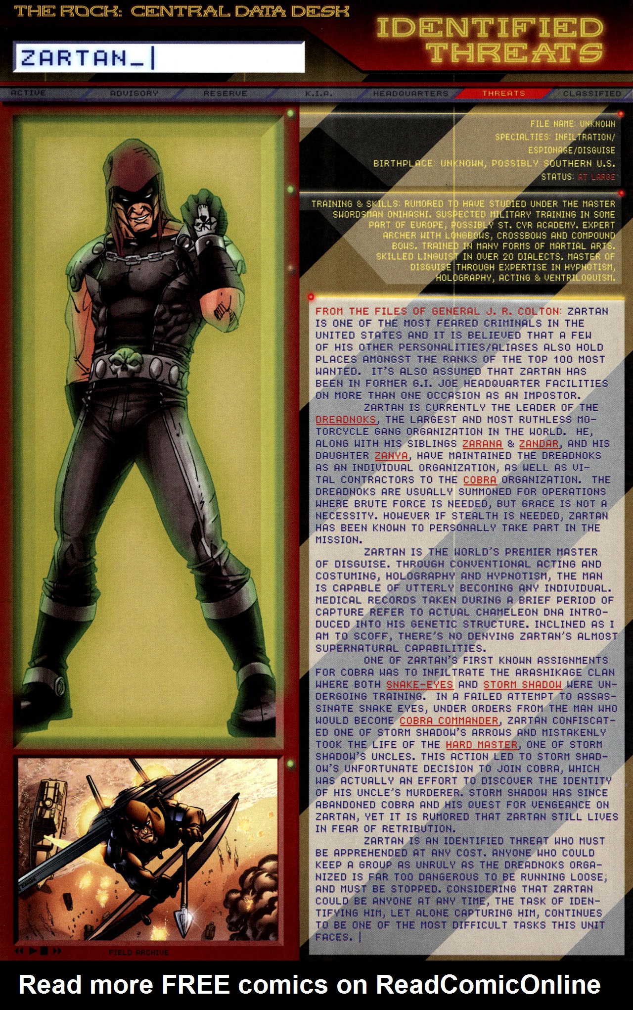Read online G.I. Joe: Data Desk Handbook comic -  Issue #3 - 32