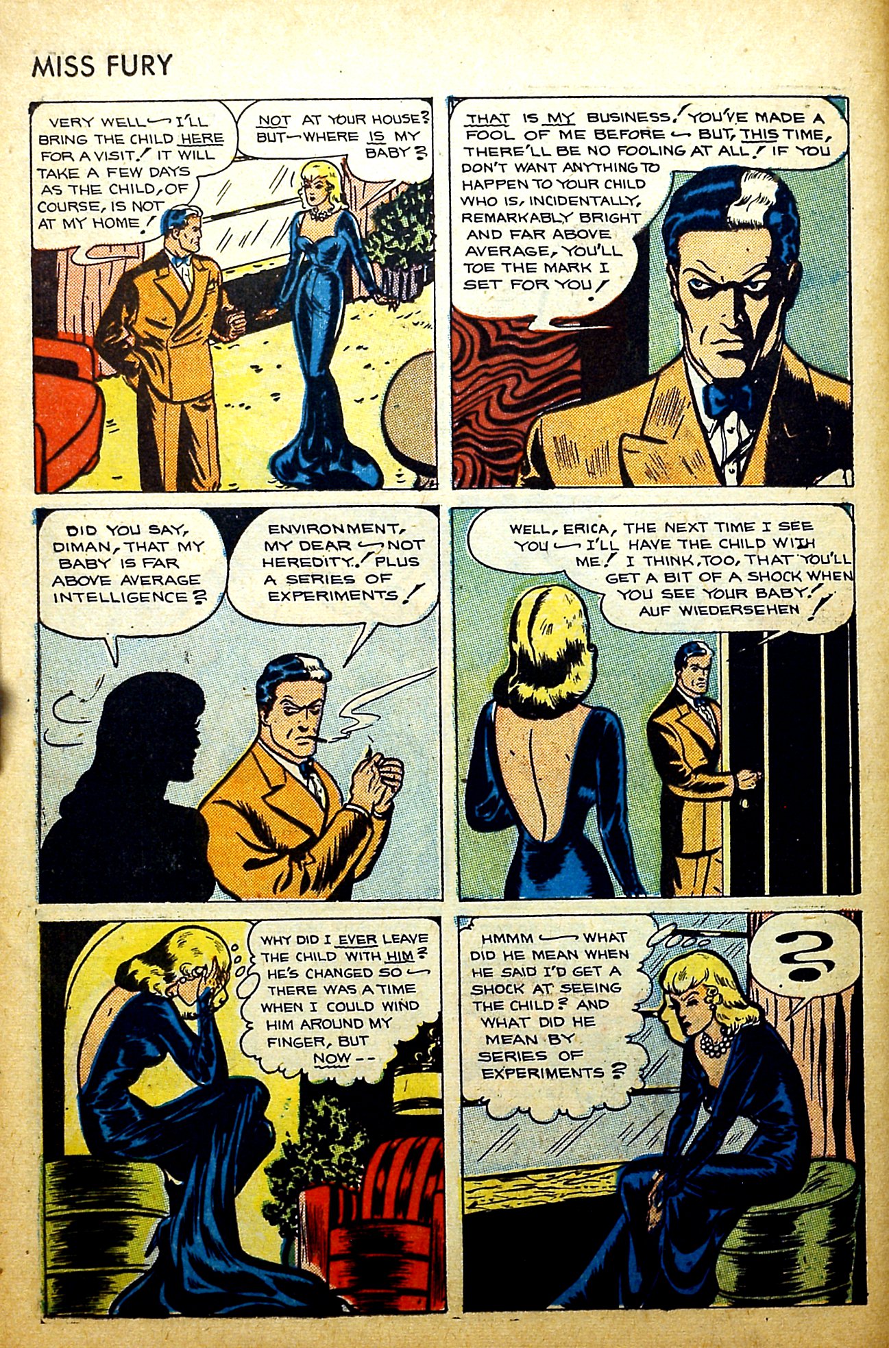 Read online Miss Fury (1942) comic -  Issue #8 - 15