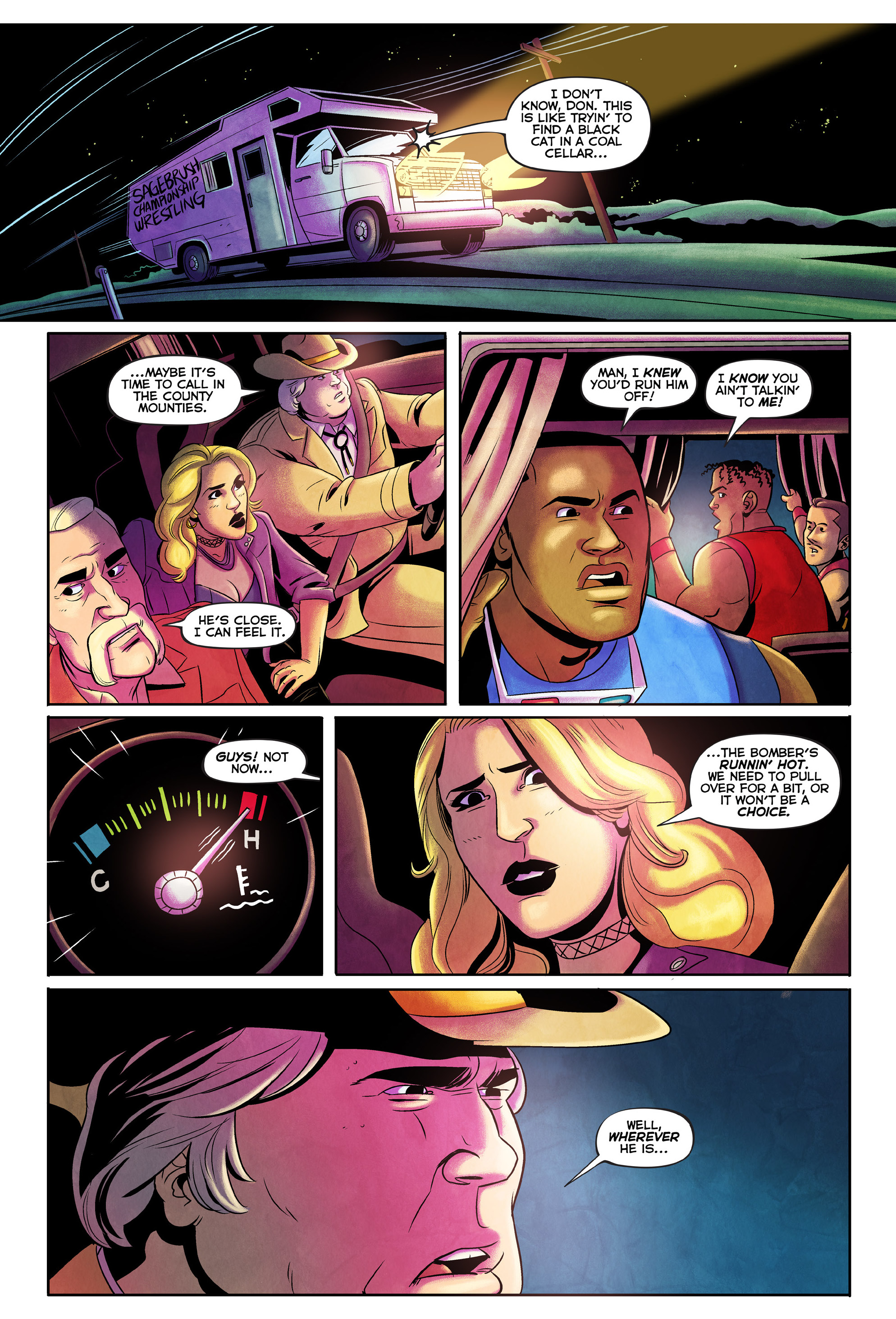 Read online Invasion from Planet Wrestletopia comic -  Issue #5 - 15
