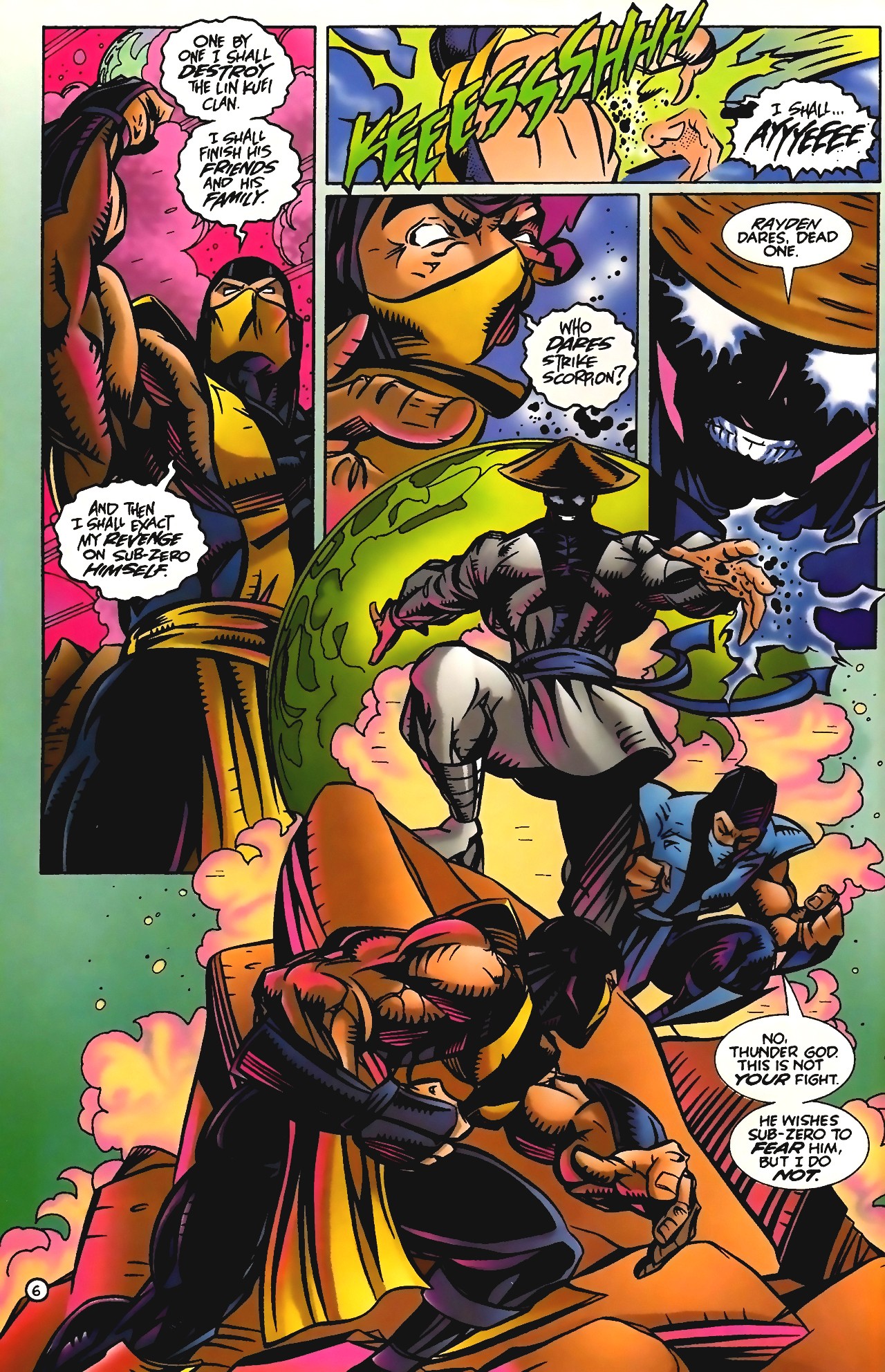 Read online Mortal Kombat (1994) comic -  Issue #4 - 7
