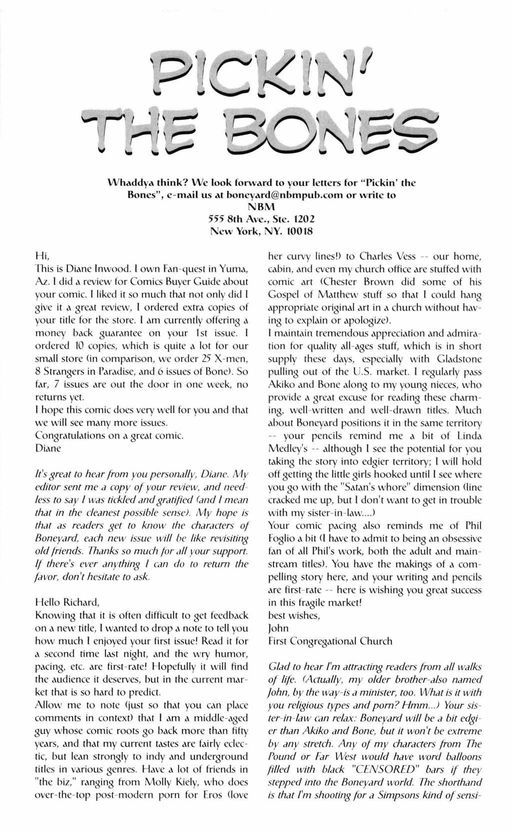 Read online Boneyard comic -  Issue #2 - 25