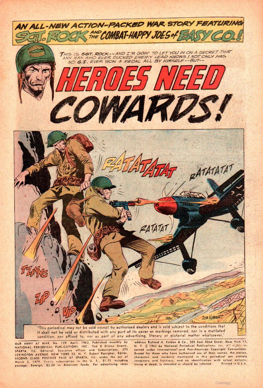 Read online Our Army at War (1952) comic -  Issue #129 - 3