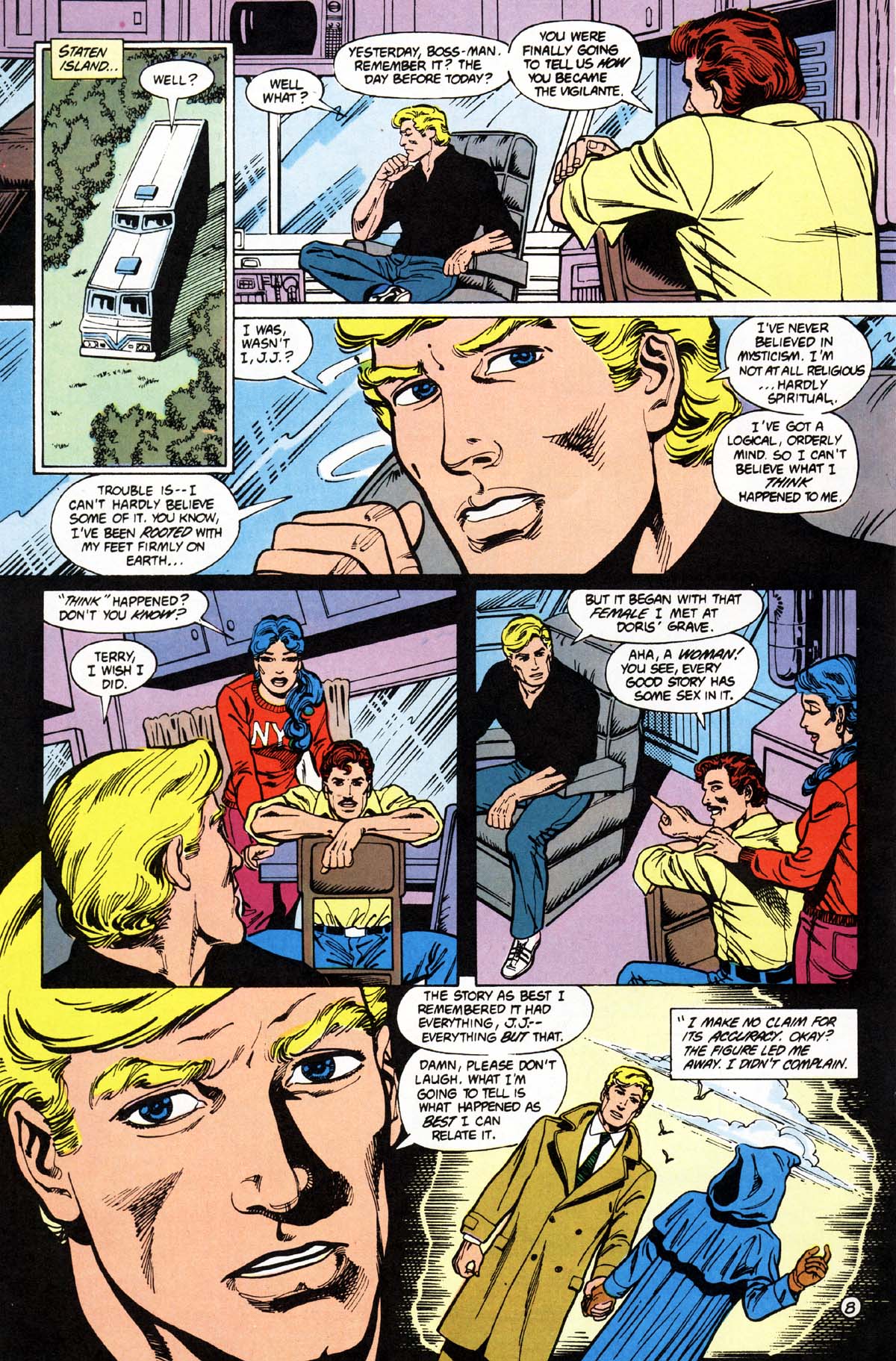 Read online Vigilante (1983) comic -  Issue #7 - 9
