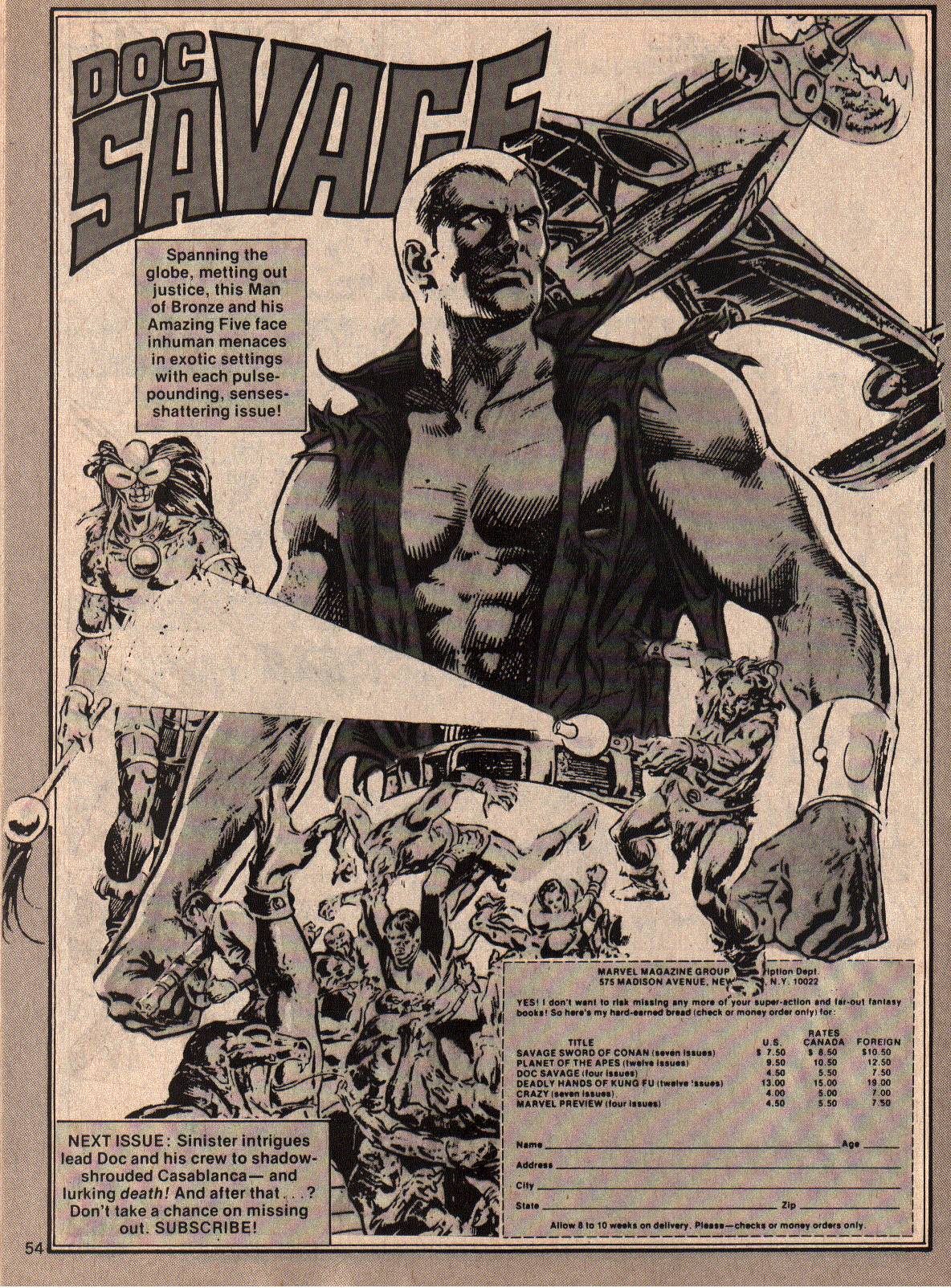 Read online Doc Savage (1975) comic -  Issue #3 - 54