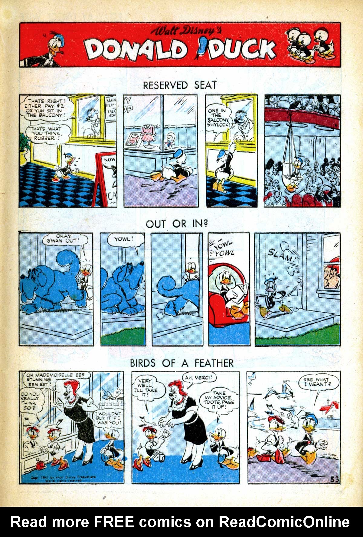 Read online Walt Disney's Comics and Stories comic -  Issue #31 - 58