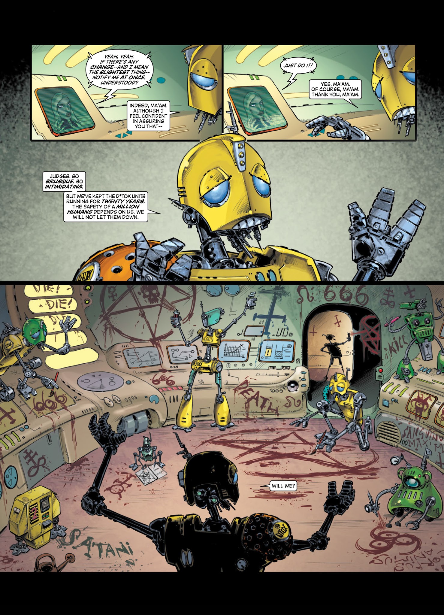 Read online Judge Anderson: The Psi Files comic -  Issue # TPB 5 - 171