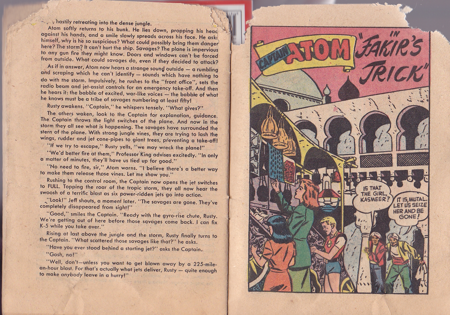 Read online Captain Atom (1950) comic -  Issue #5 - 19