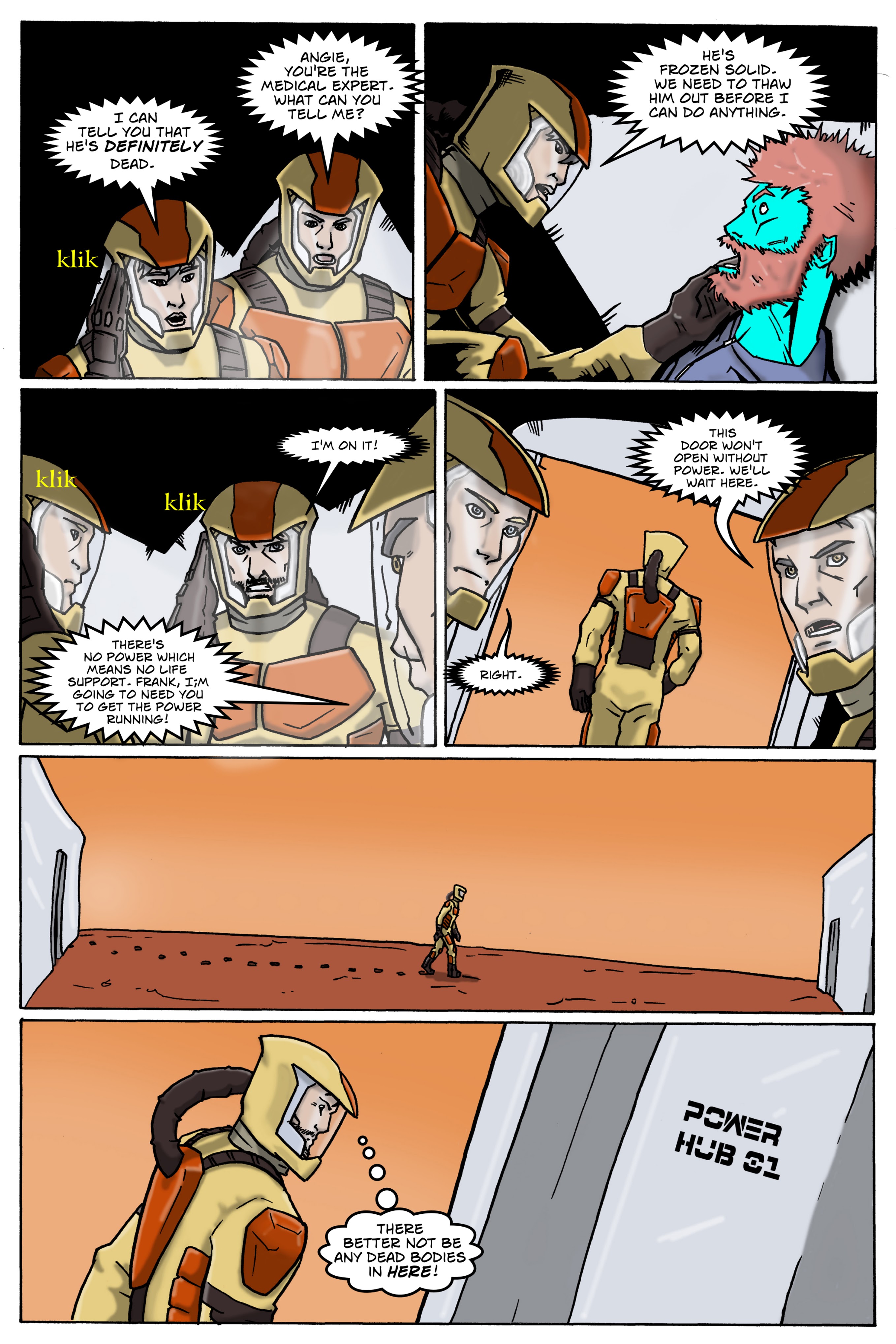 Read online Mars One comic -  Issue #1 - 22