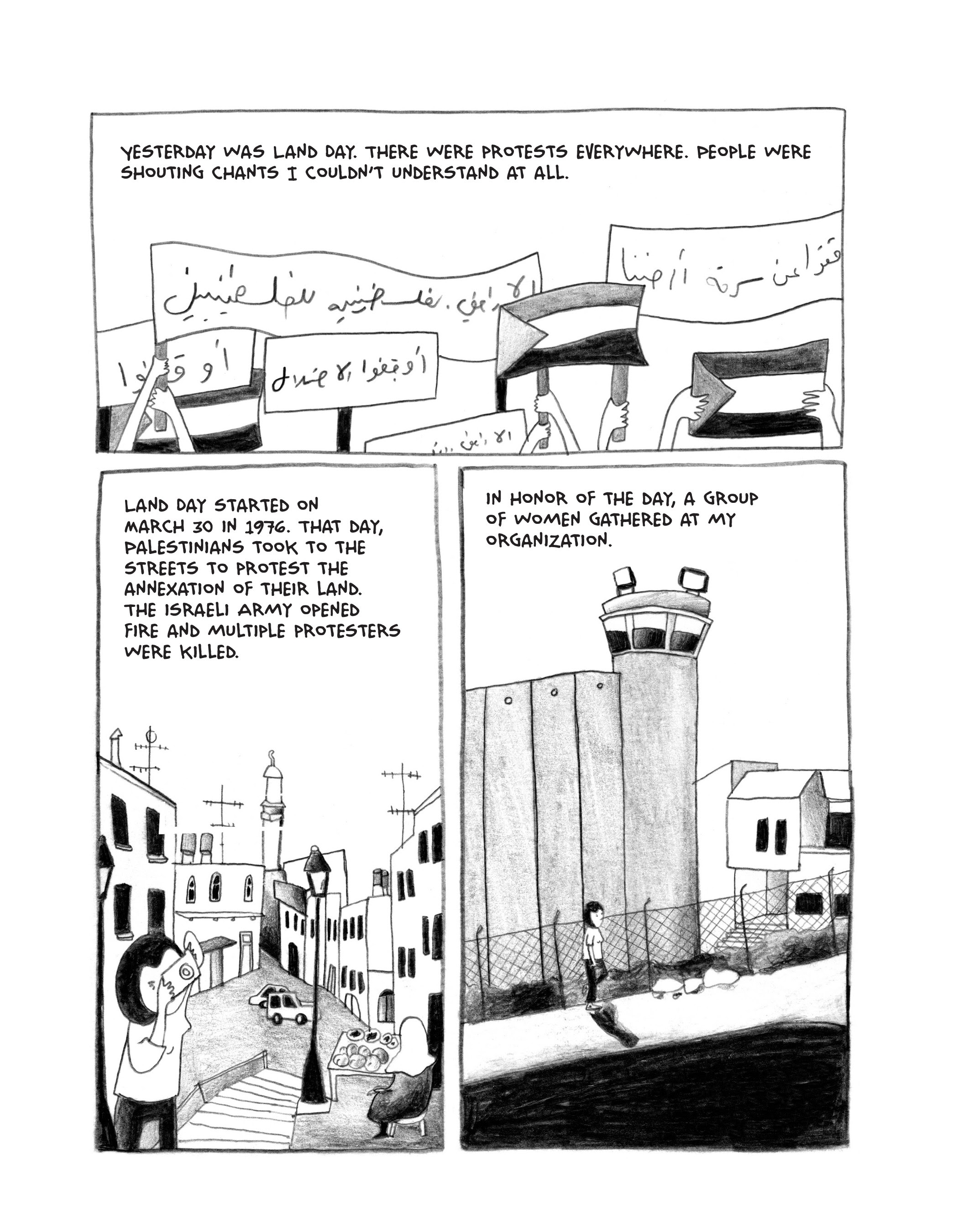 Read online Green Almonds: Letters from Palestine comic -  Issue # TPB (Part 1) - 18