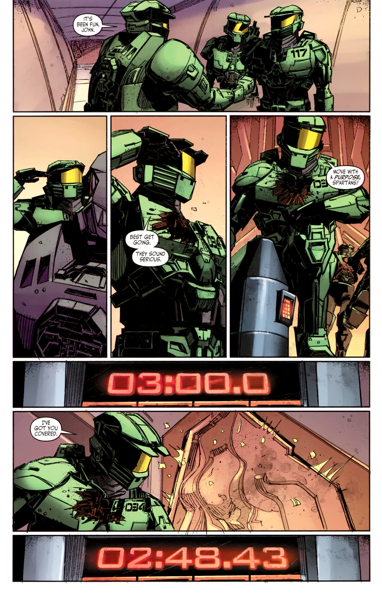 Read online Halo: Fall Of Reach - Covenant comic -  Issue #2 - 15