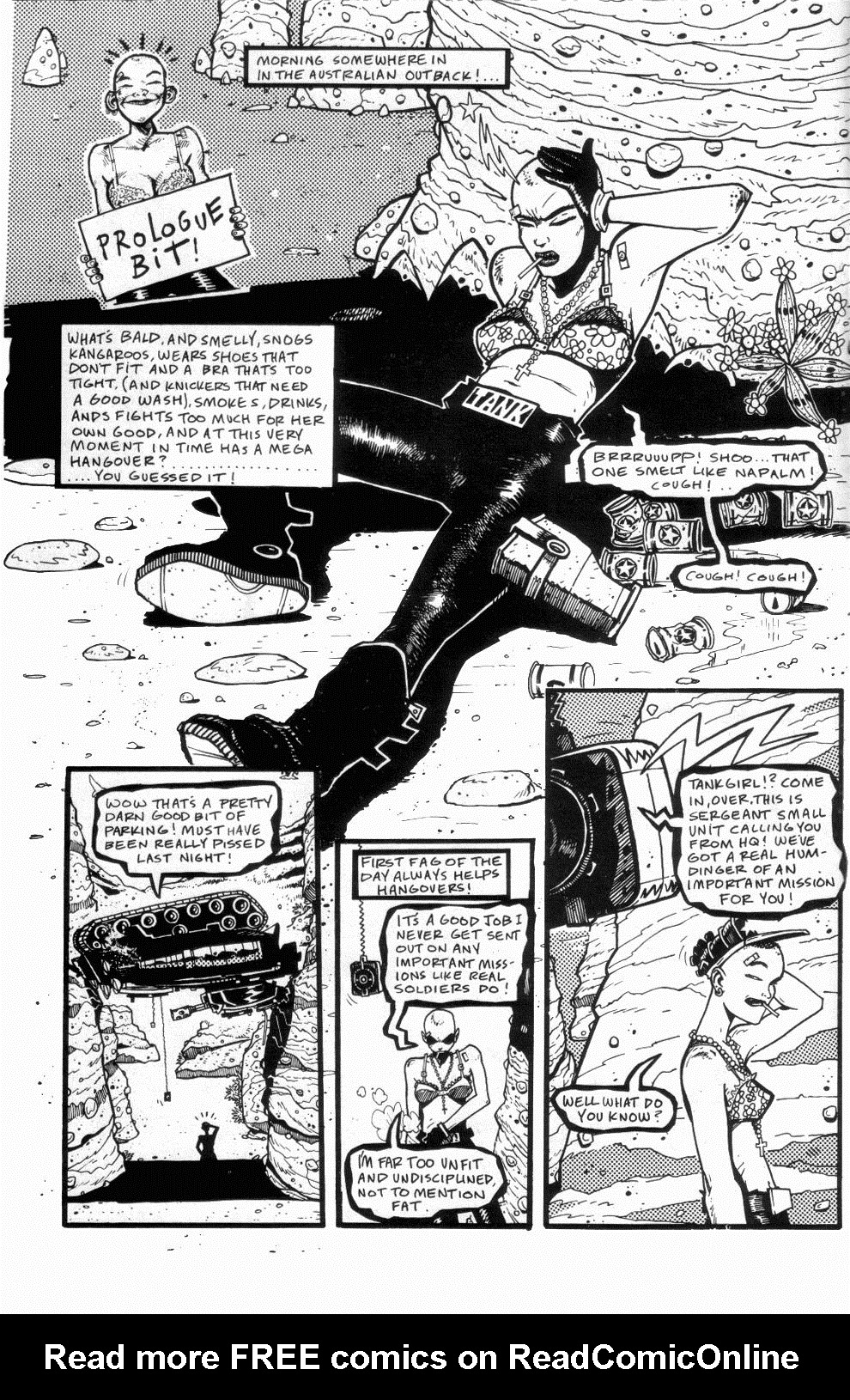 Read online Tank Girl (1991) comic -  Issue #1 - 10