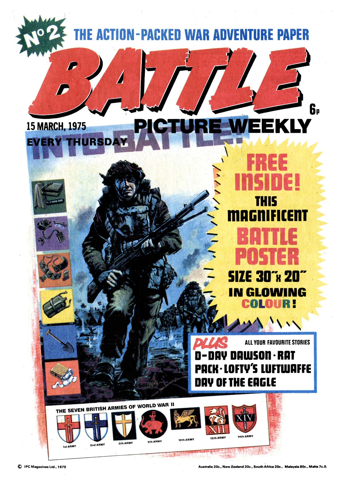 Read online Battle Picture Weekly comic -  Issue #2 - 1