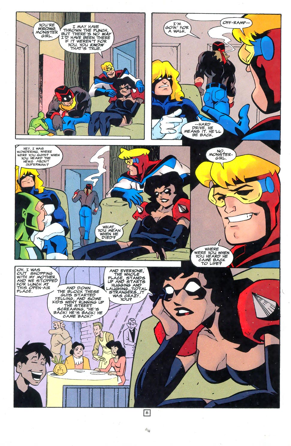 Read online Young Heroes in Love comic -  Issue #9 - 7